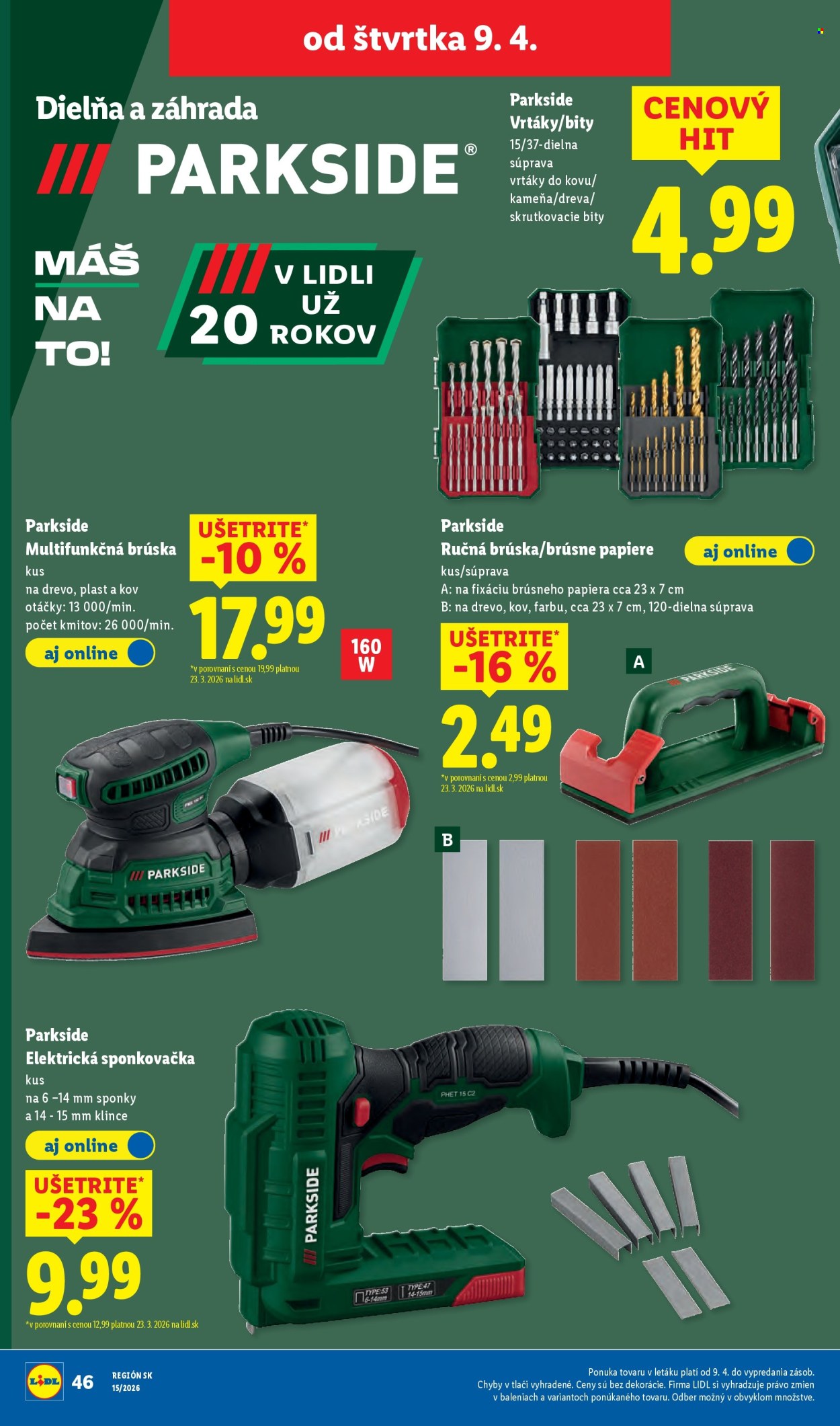 Leták Lidl - 6.4.2026 - 12.4.2026. Strana 73