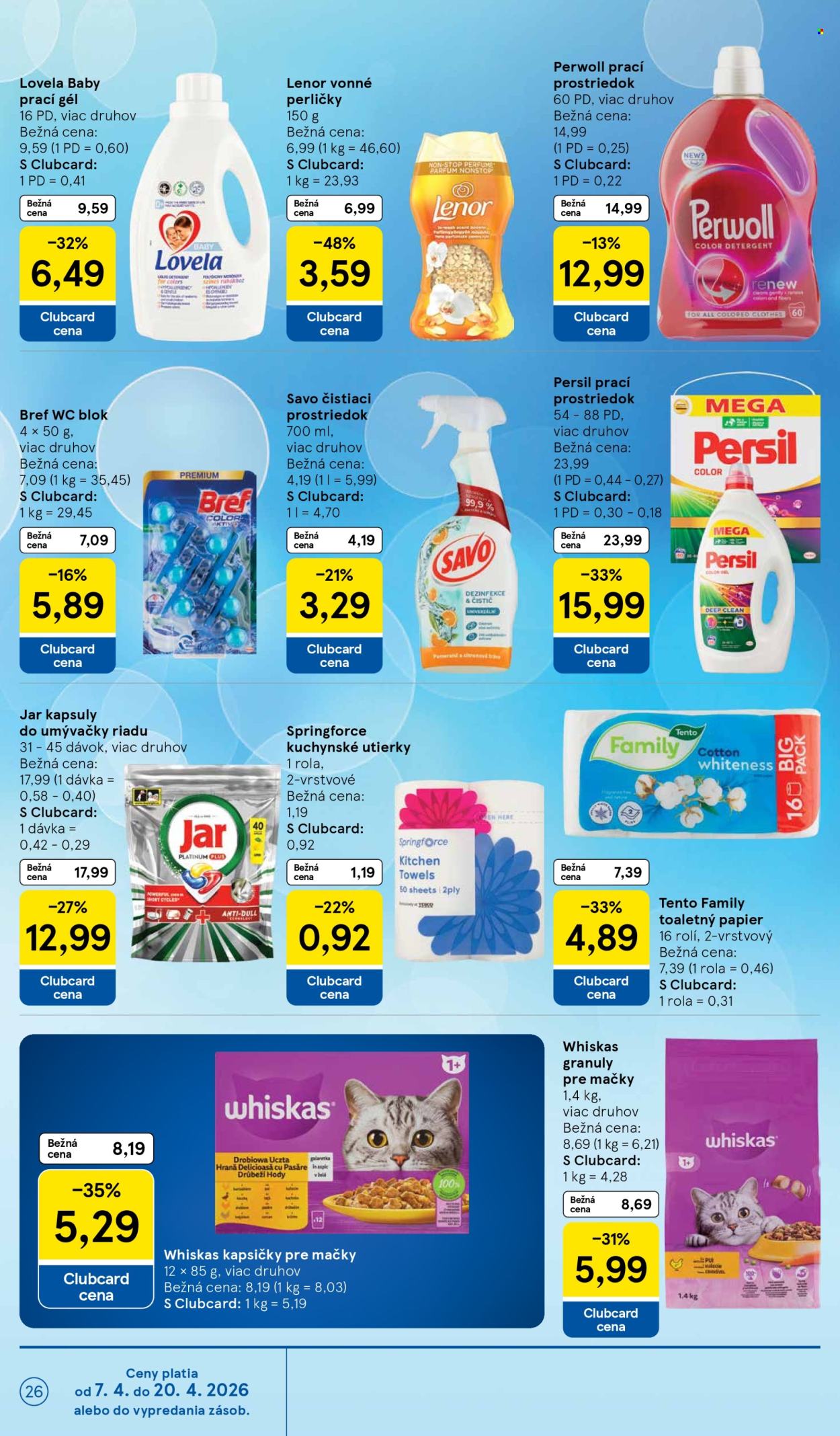 Leták TESCO - 8.4.2026 - 14.4.2026. Strana 26