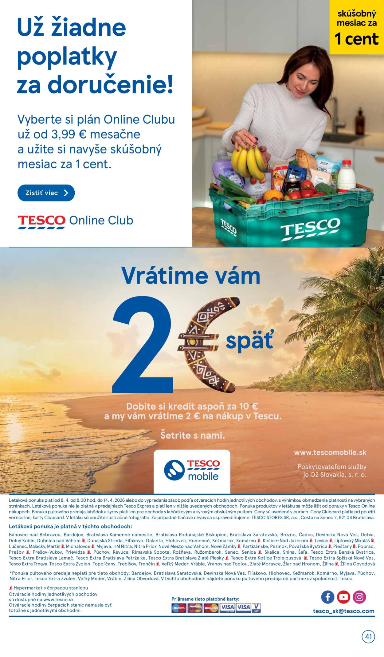 Leták TESCO - 8.4.2026 - 14.4.2026. Strana 41