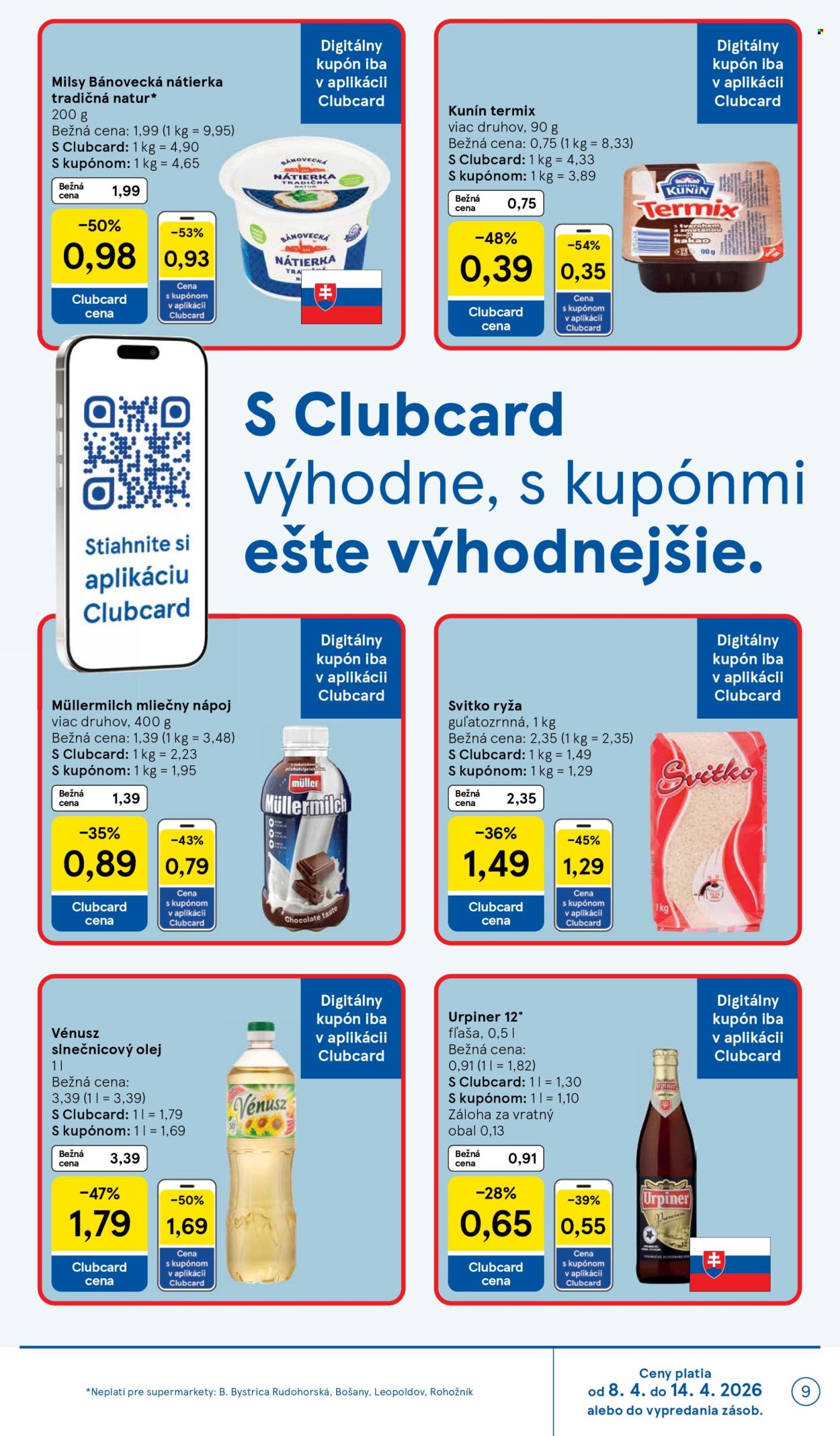Leták TESCO supermarket - 8.4.2026 - 14.4.2026. Strana 9