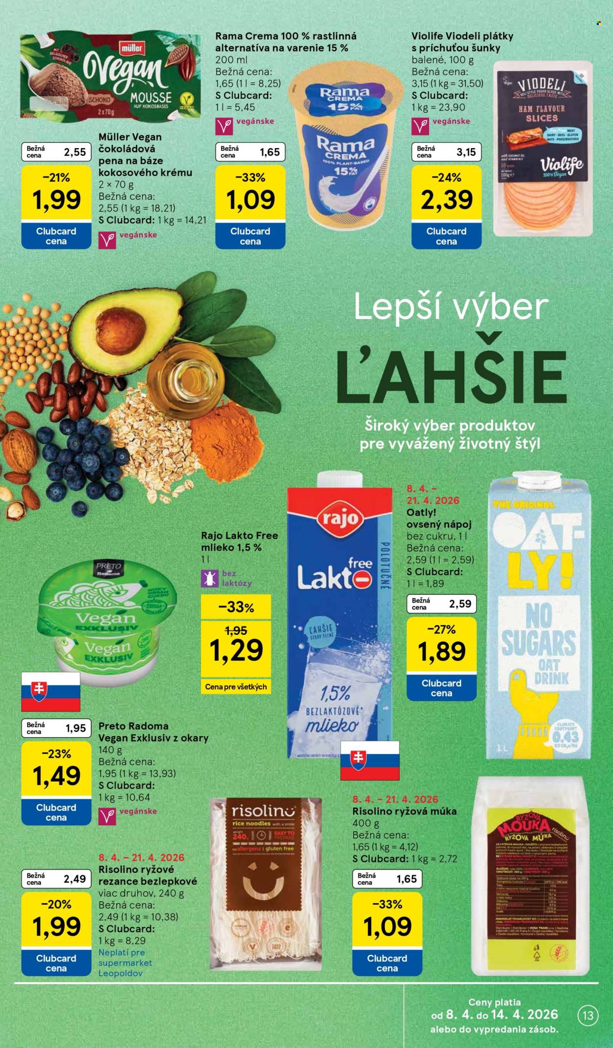 Leták TESCO supermarket - 8.4.2026 - 14.4.2026. Strana 13