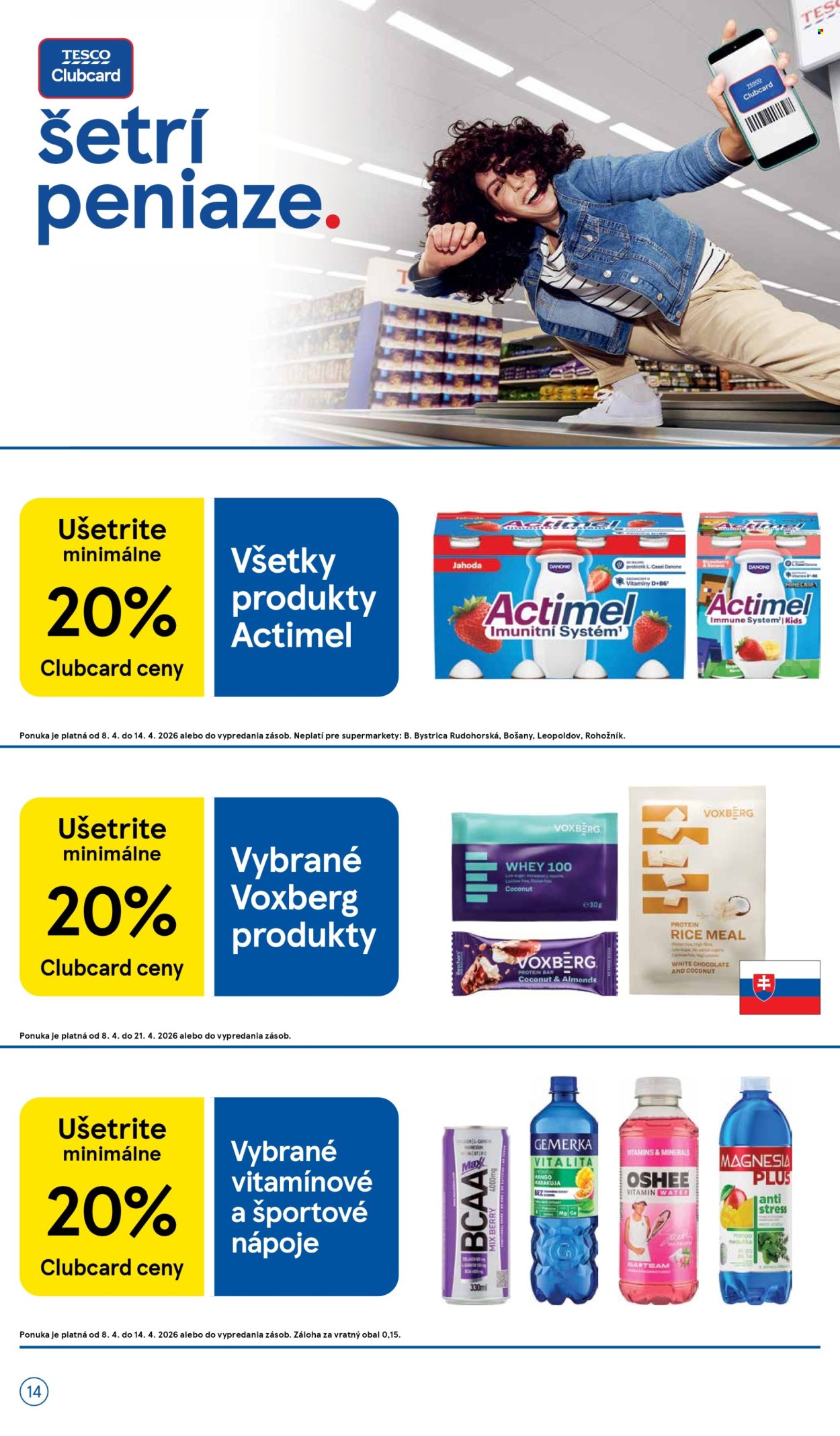 Leták TESCO supermarket - 8.4.2026 - 14.4.2026. Strana 14