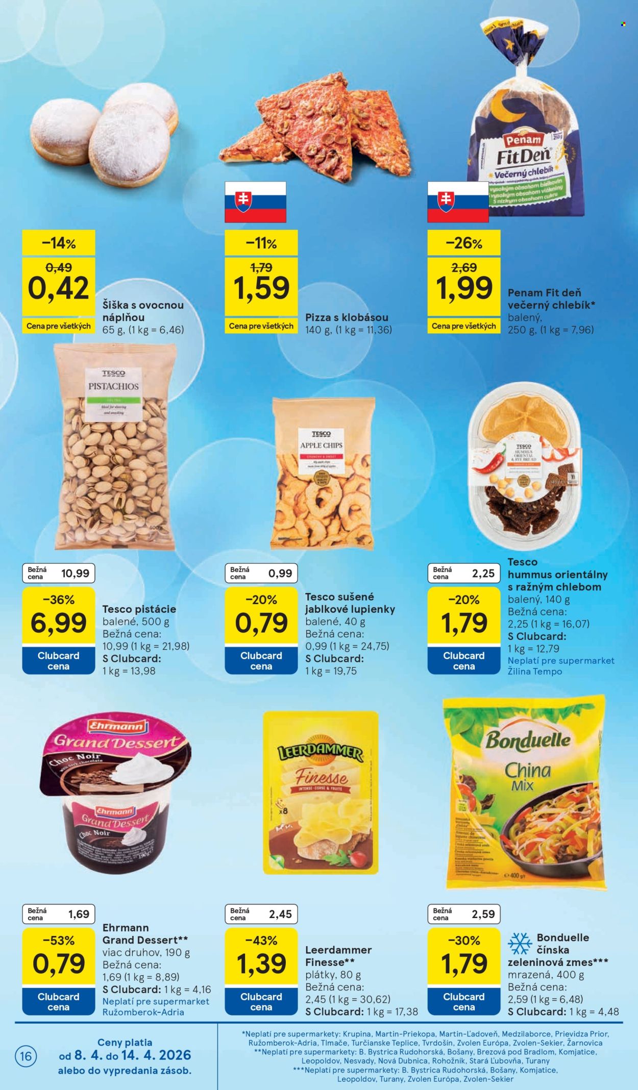 Leták TESCO supermarket - 8.4.2026 - 14.4.2026. Strana 16