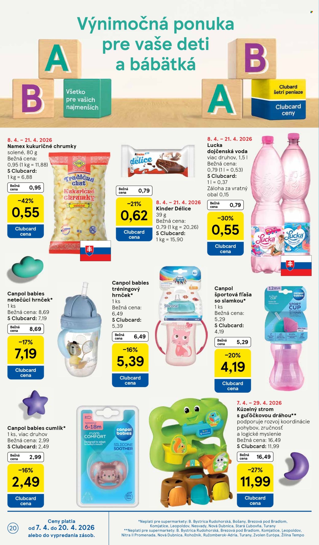 Leták TESCO supermarket - 8.4.2026 - 14.4.2026. Strana 20