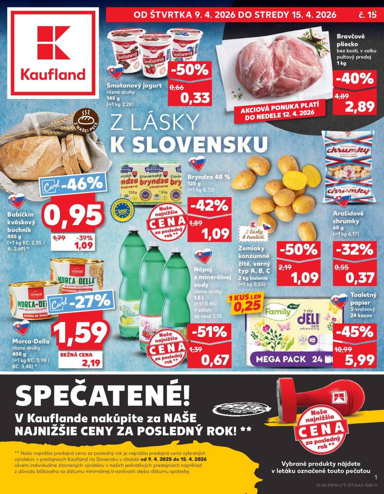 Leták Kaufland - 9.4.2026 - 15.4.2026. Strana 1