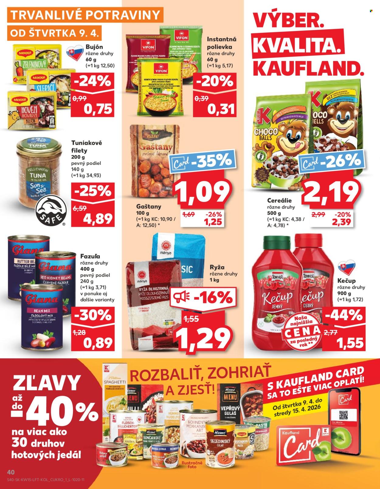 Leták Kaufland - 9.4.2026 - 15.4.2026. Strana 40