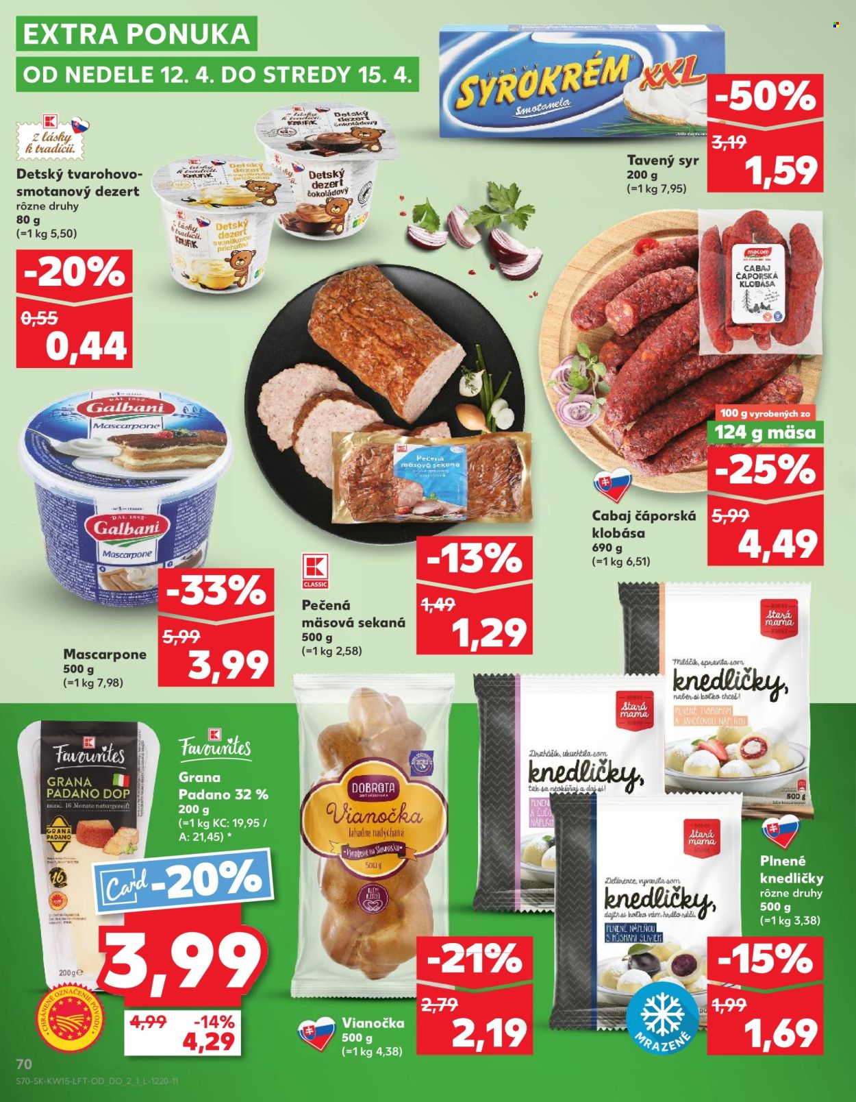 Leták Kaufland - 9.4.2026 - 15.4.2026. Strana 70