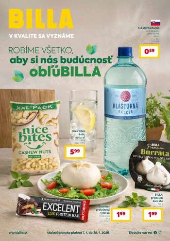 Leták Billa - 7.4.2026 - 28.4.2026.