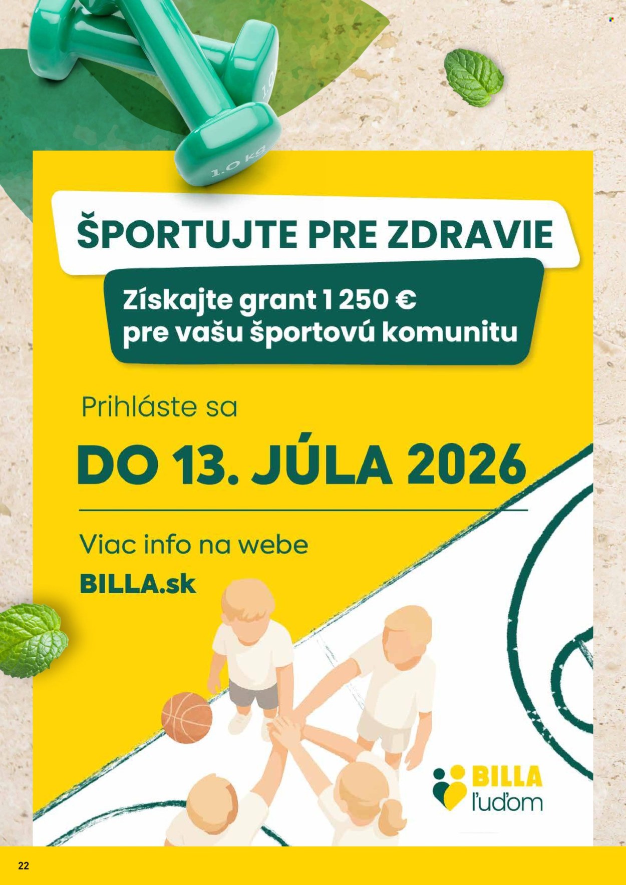 Leták Billa - 7.4.2026 - 28.4.2026. Strana 22