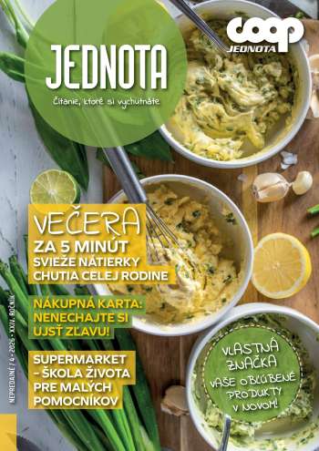 Leták COOP Jednota - 1.4.2026 - 30.4.2026.