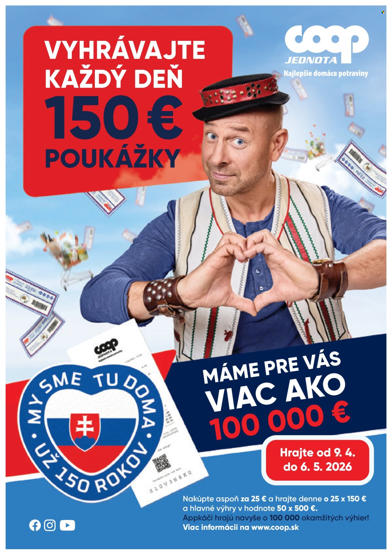 Leták COOP Jednota - 1.4.2026 - 30.4.2026. Strana 2
