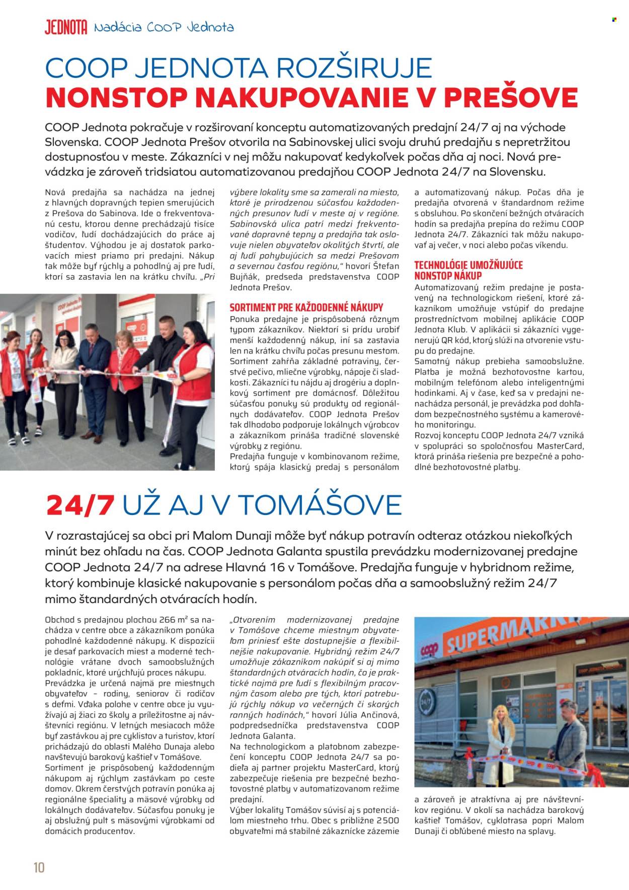 Leták COOP Jednota - 1.4.2026 - 30.4.2026. Strana 10