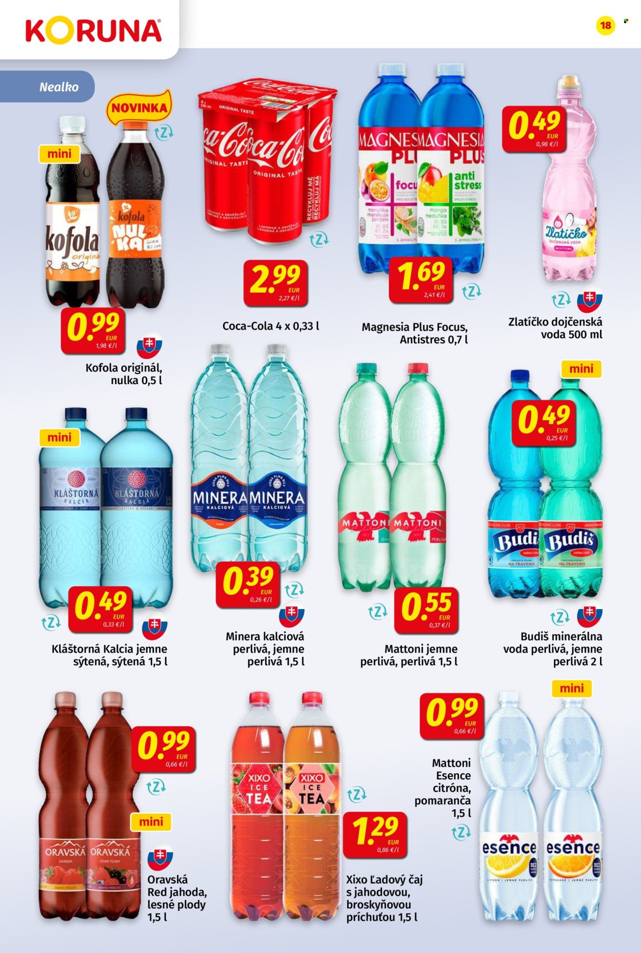 Leták Potraviny KORUNA - 10.4.2026 - 22.4.2026. Strana 18