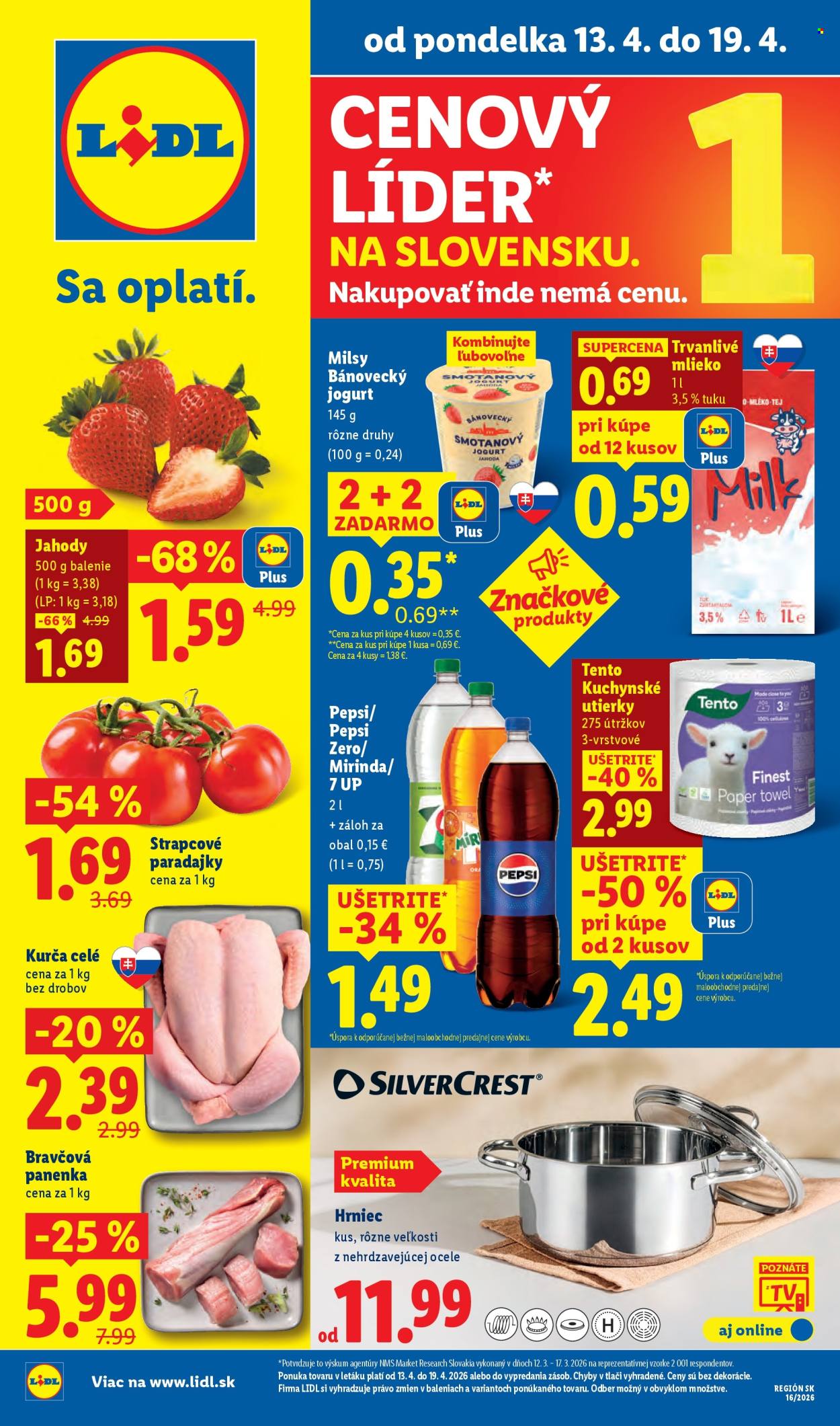 Leták Lidl - 13.4.2026 - 19.4.2026. Strana 1