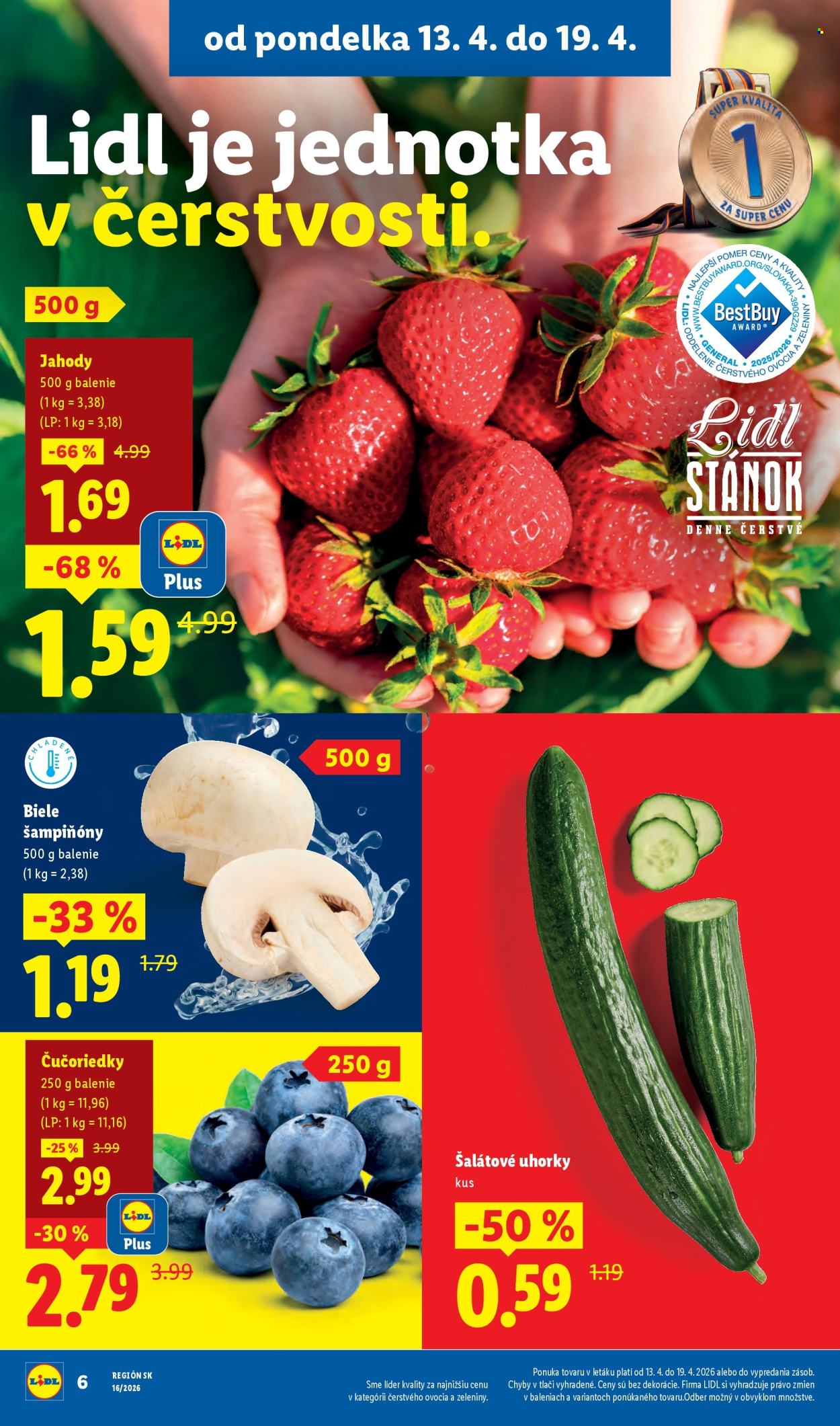 Leták Lidl - 13.4.2026 - 19.4.2026. Strana 6