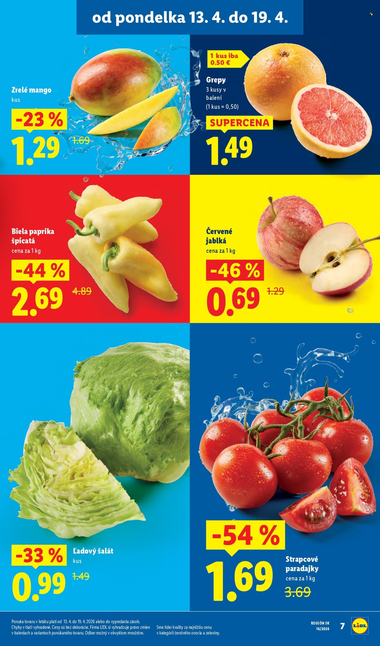 Leták Lidl - 13.4.2026 - 19.4.2026. Strana 7
