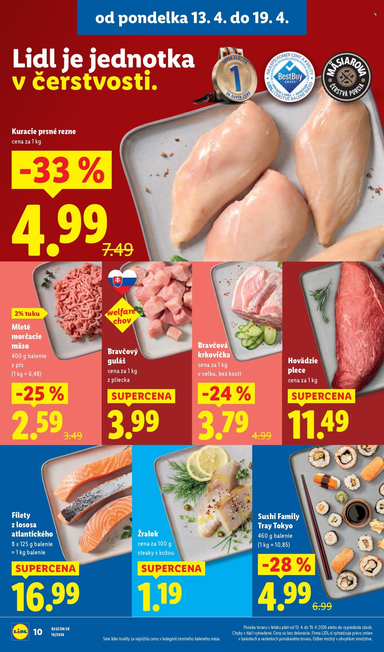Leták Lidl - 13.4.2026 - 19.4.2026. Strana 10