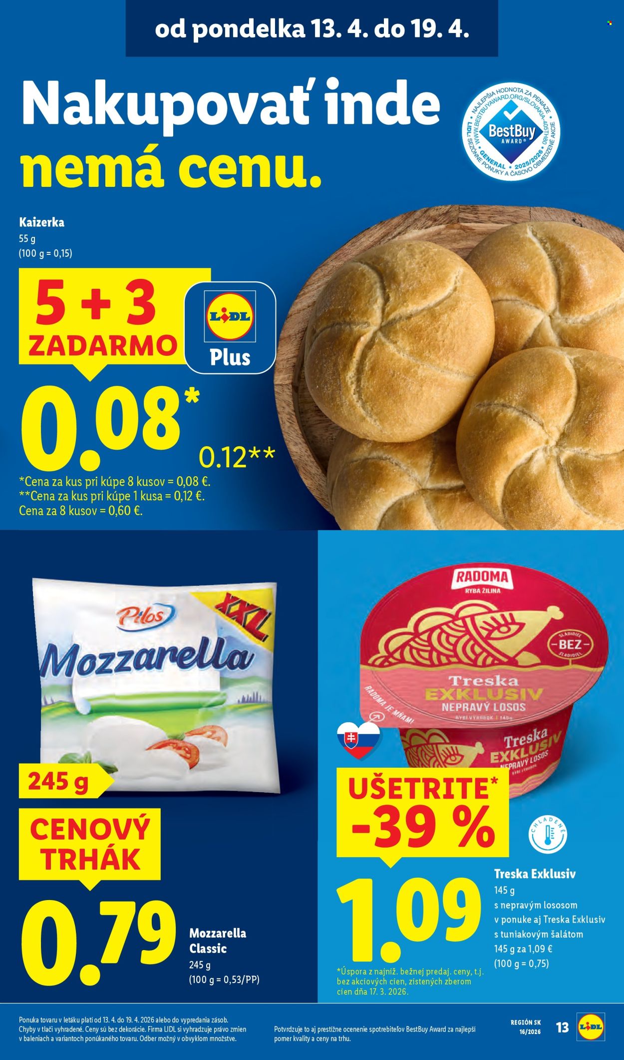 Leták Lidl - 13.4.2026 - 19.4.2026. Strana 15