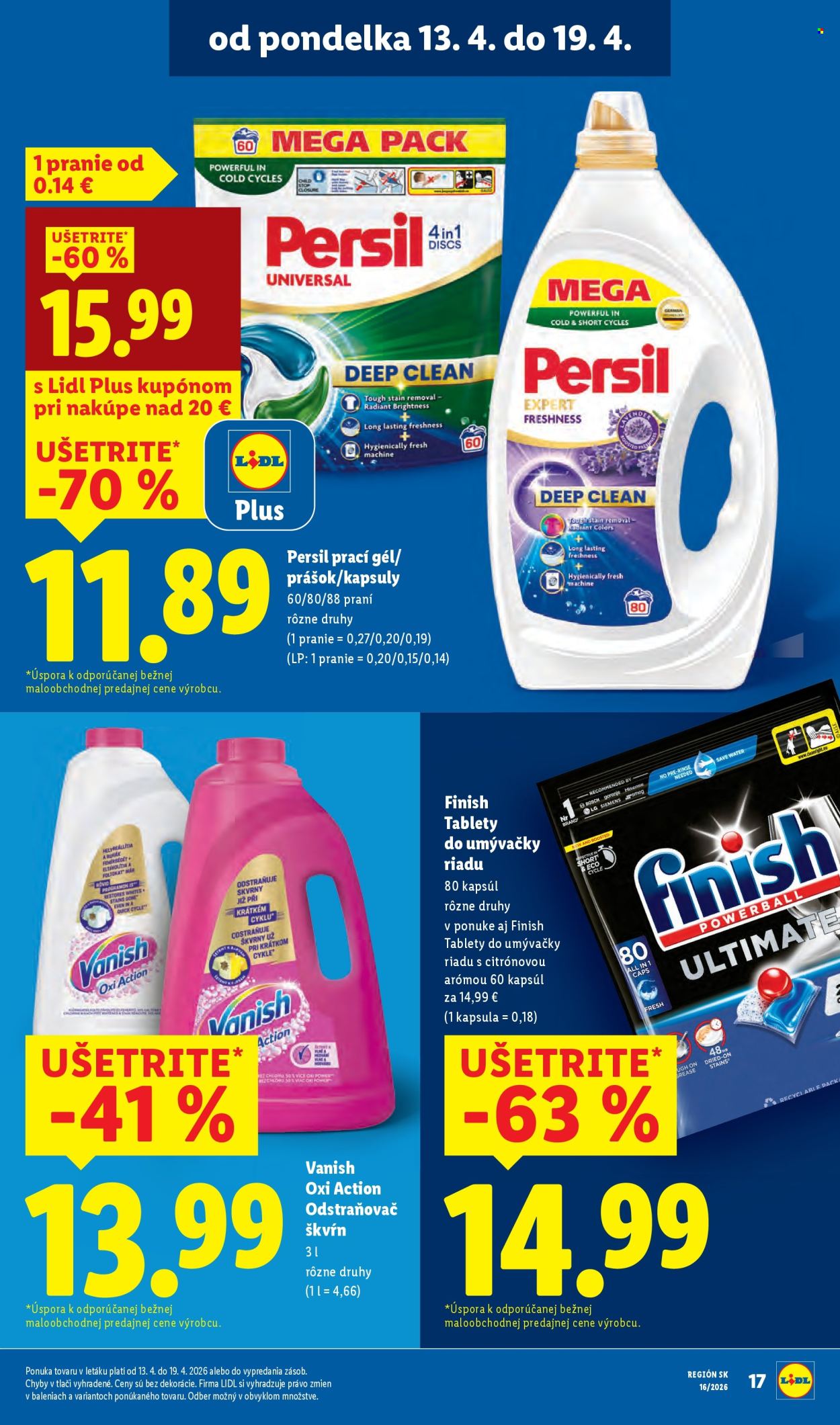 Leták Lidl - 13.4.2026 - 19.4.2026. Strana 19