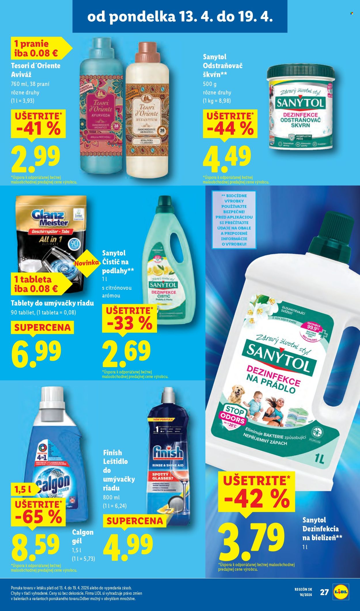 Leták Lidl - 13.4.2026 - 19.4.2026. Strana 29