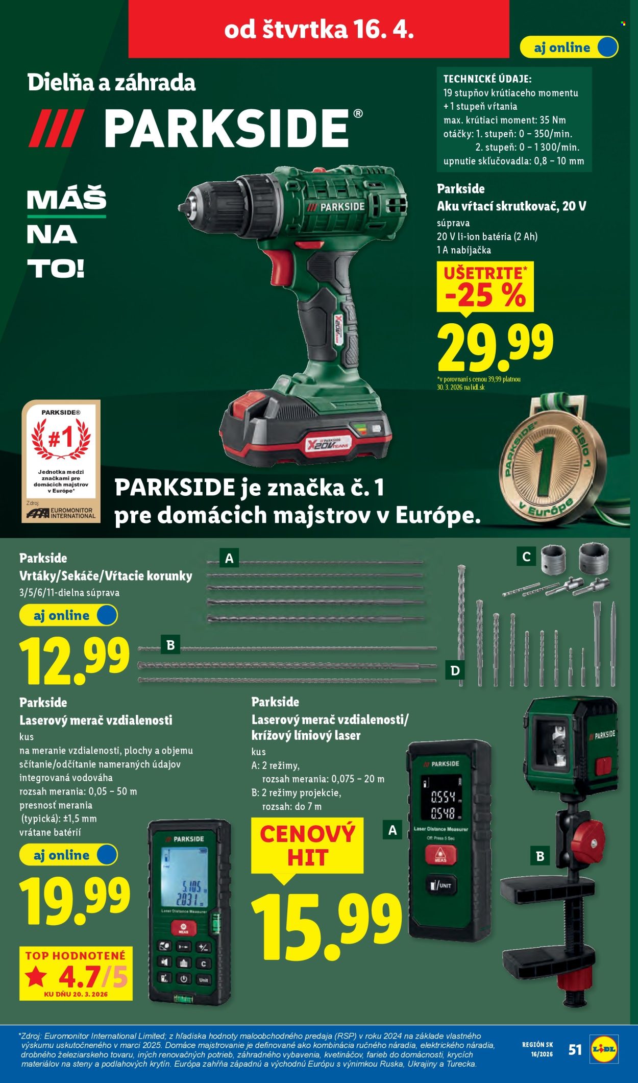 Leták Lidl - 13.4.2026 - 19.4.2026. Strana 77