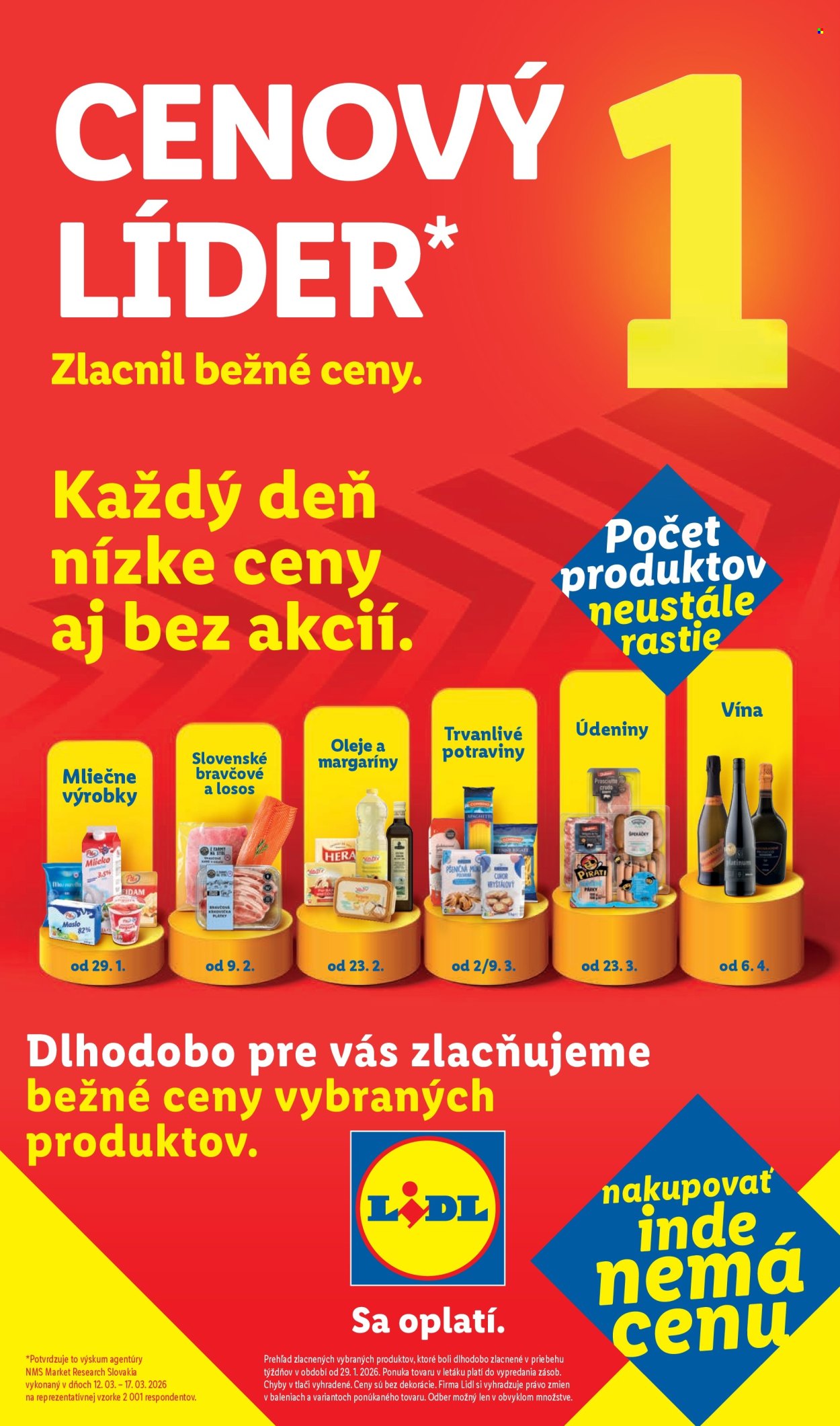 Leták Lidl. Strana 1