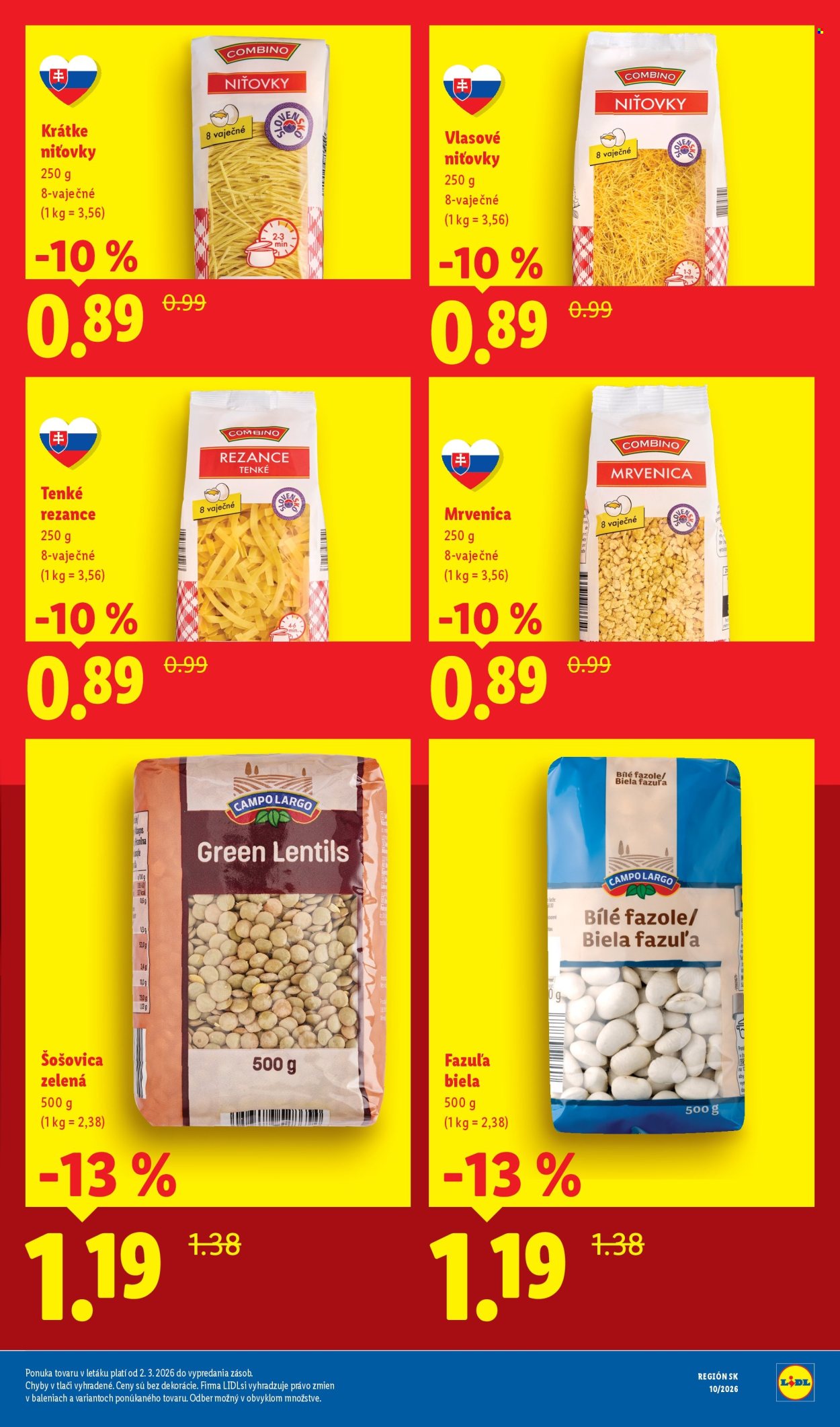 Leták Lidl. Strana 9