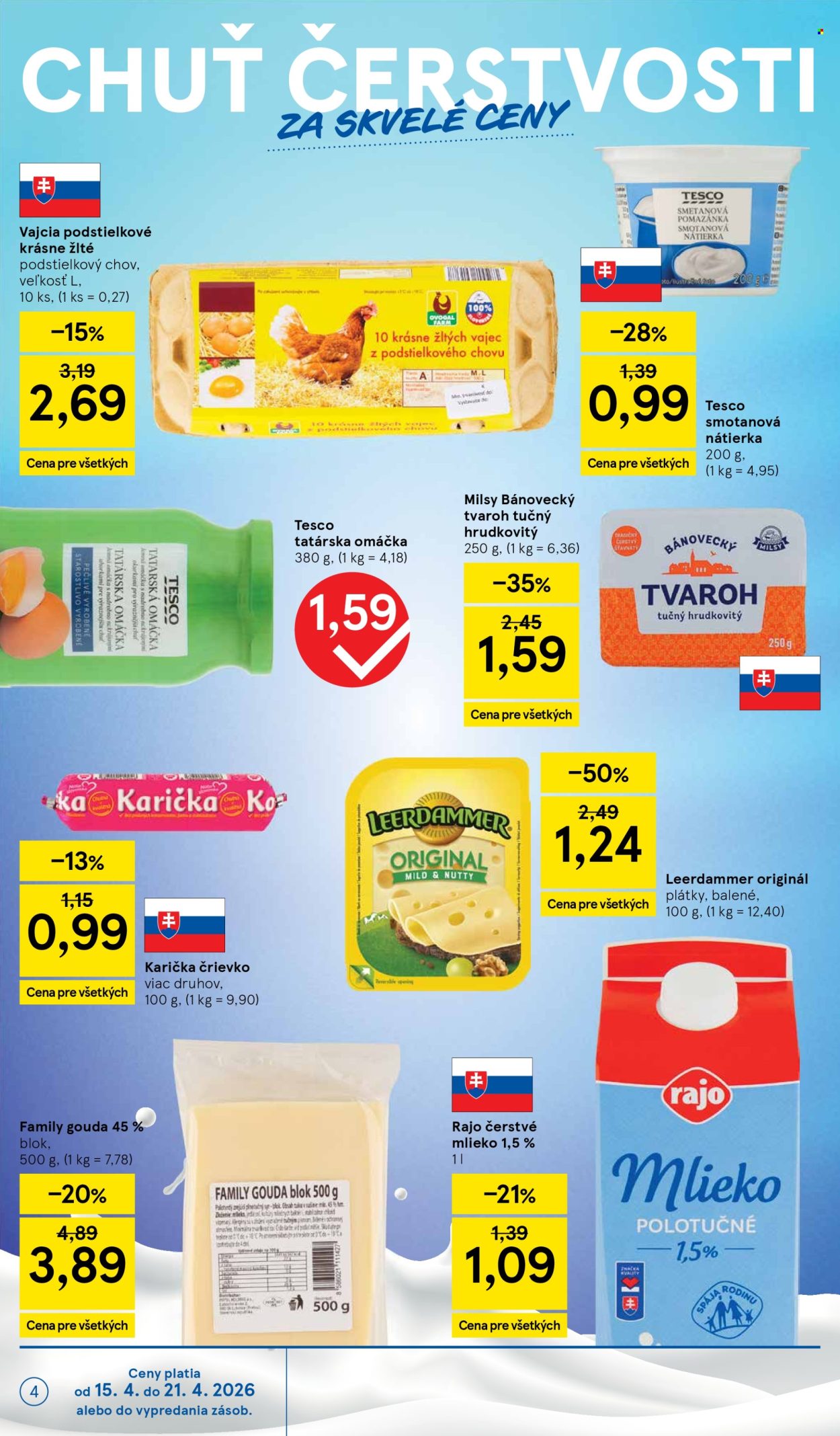 Leták TESCO - 15.4.2026 - 21.4.2026. Strana 4