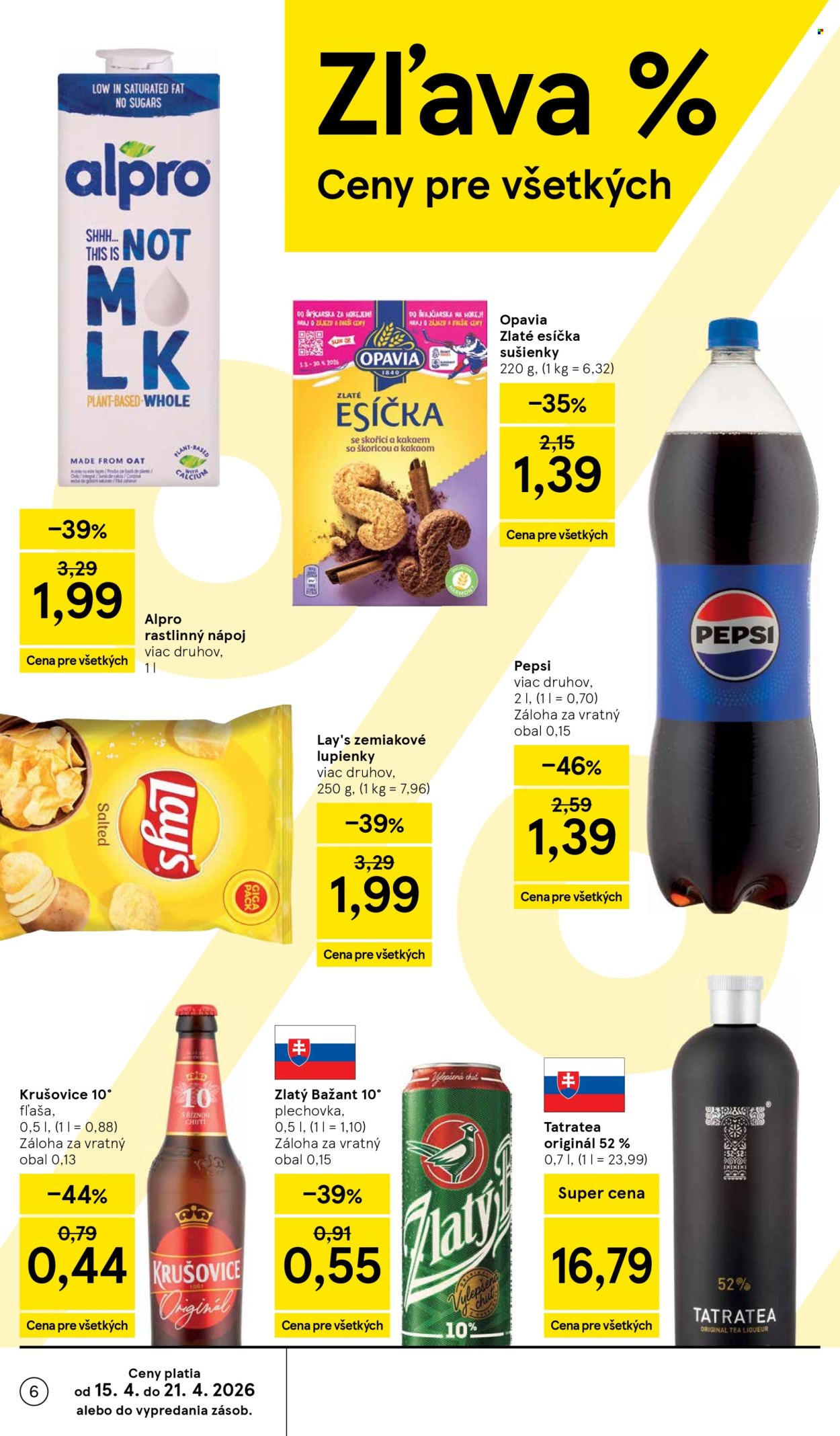 Leták TESCO - 15.4.2026 - 21.4.2026. Strana 6