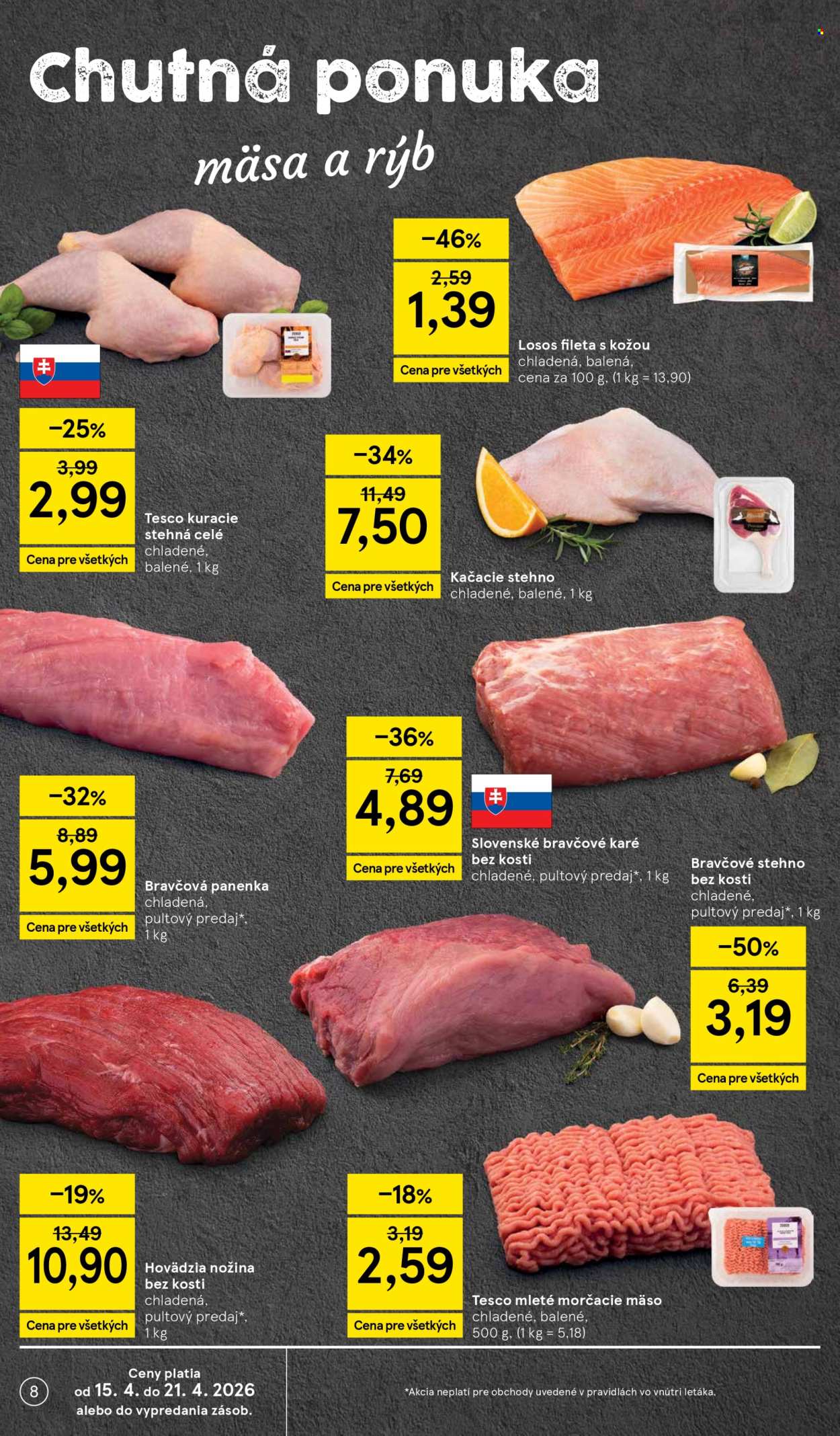 Leták TESCO - 15.4.2026 - 21.4.2026. Strana 8
