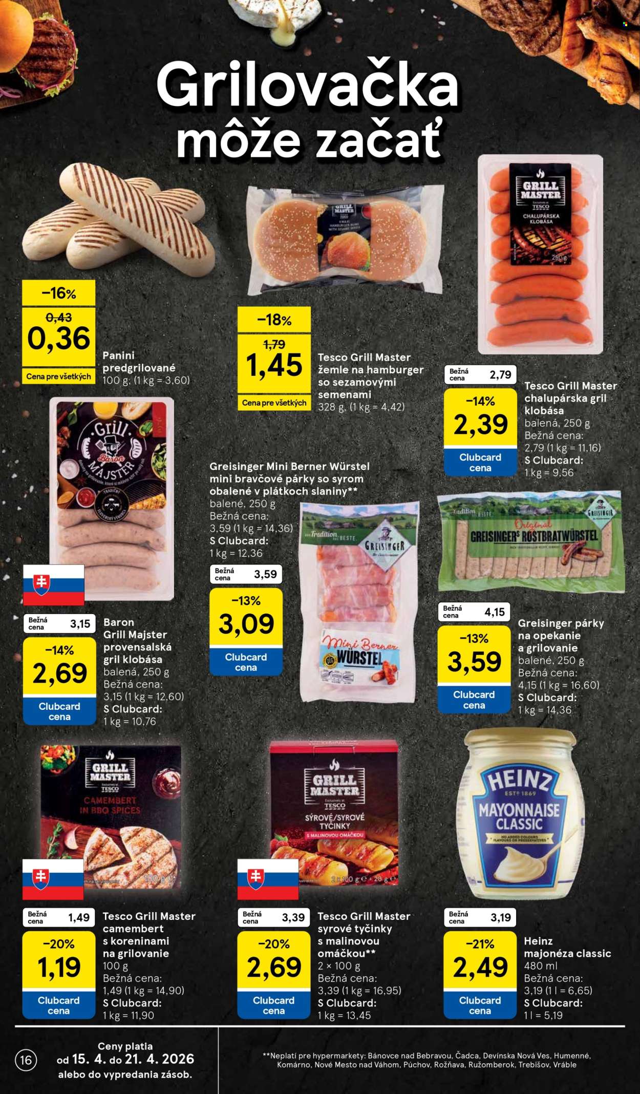 Leták TESCO - 15.4.2026 - 21.4.2026. Strana 16