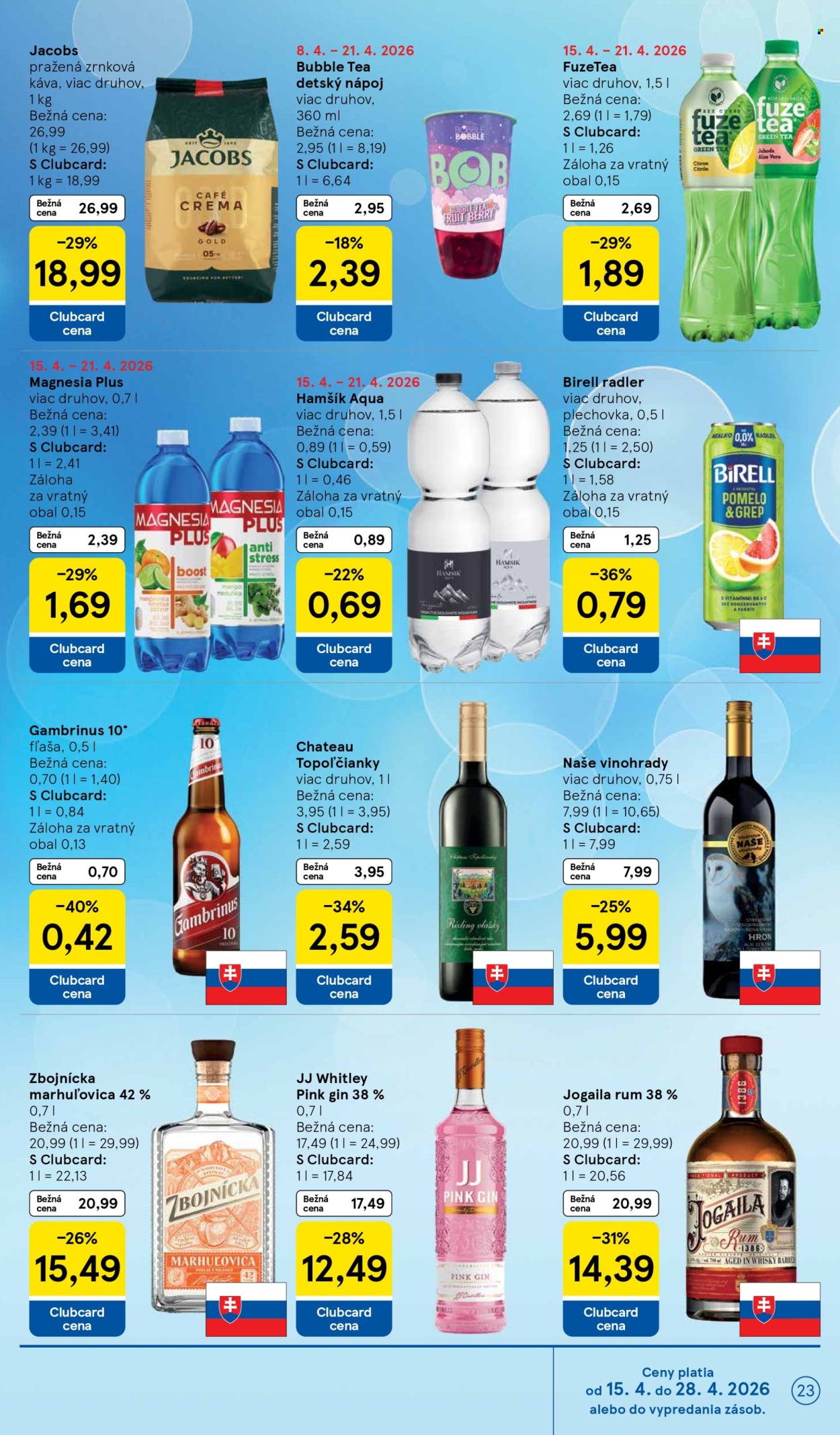 Leták TESCO - 15.4.2026 - 21.4.2026. Strana 23