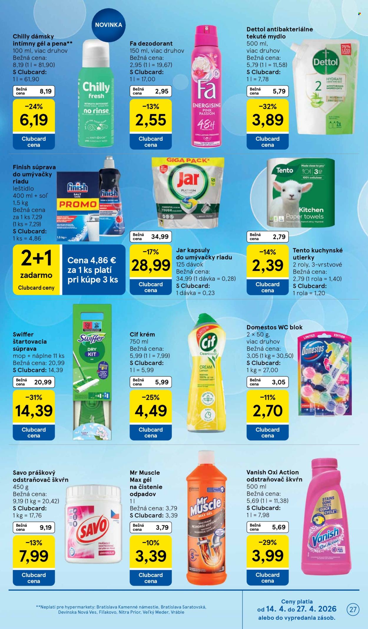 Leták TESCO - 15.4.2026 - 21.4.2026. Strana 27