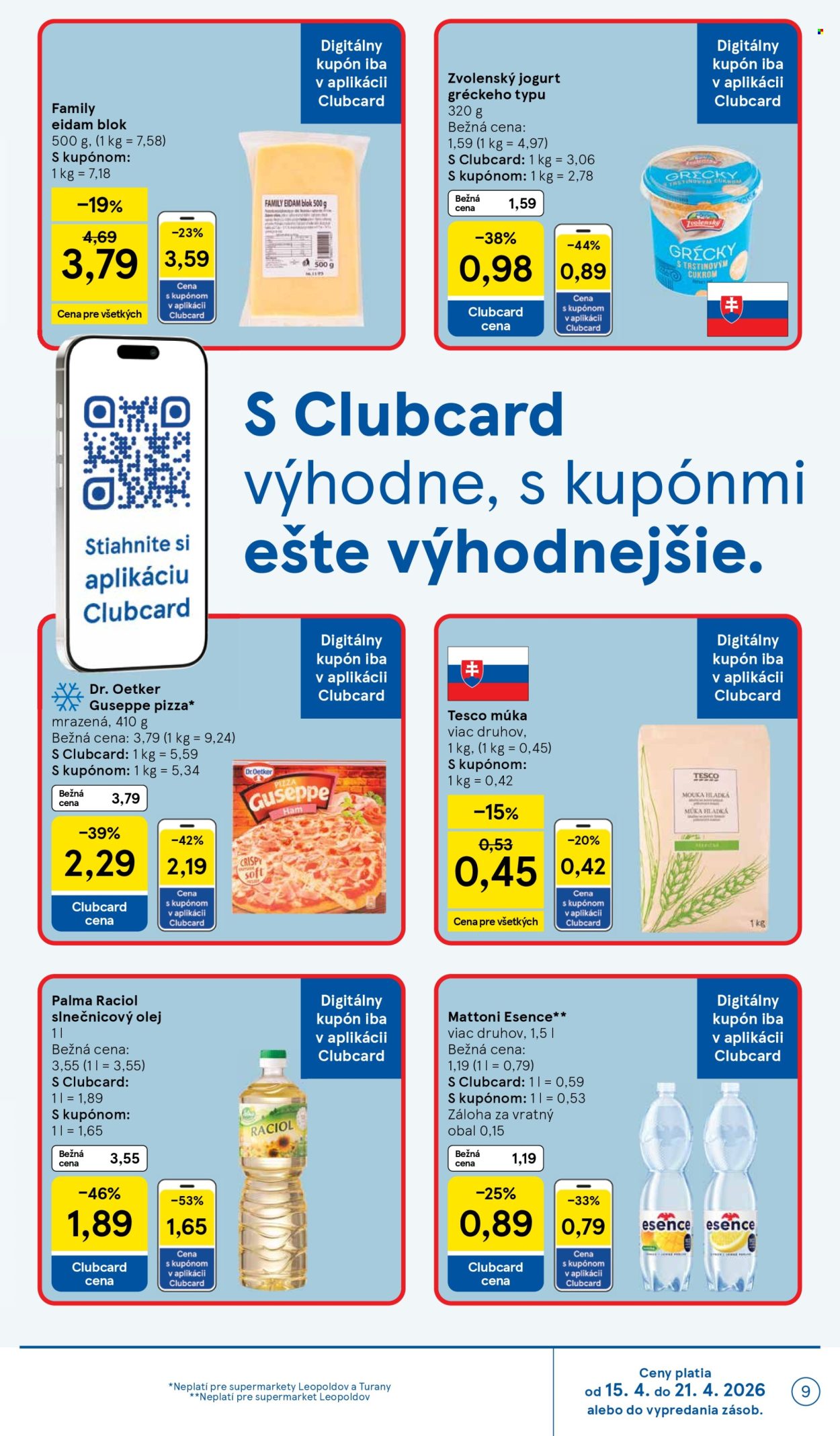 Leták TESCO supermarket - 15.4.2026 - 21.4.2026. Strana 9