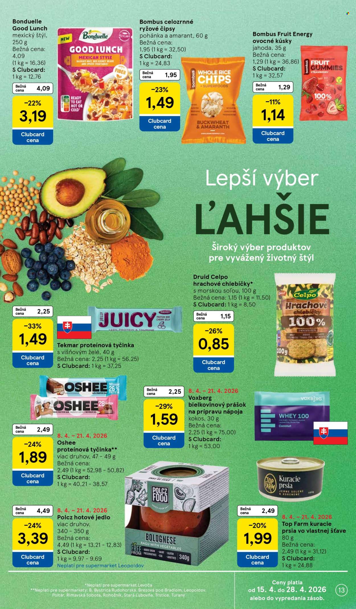 Leták TESCO supermarket - 15.4.2026 - 21.4.2026. Strana 13