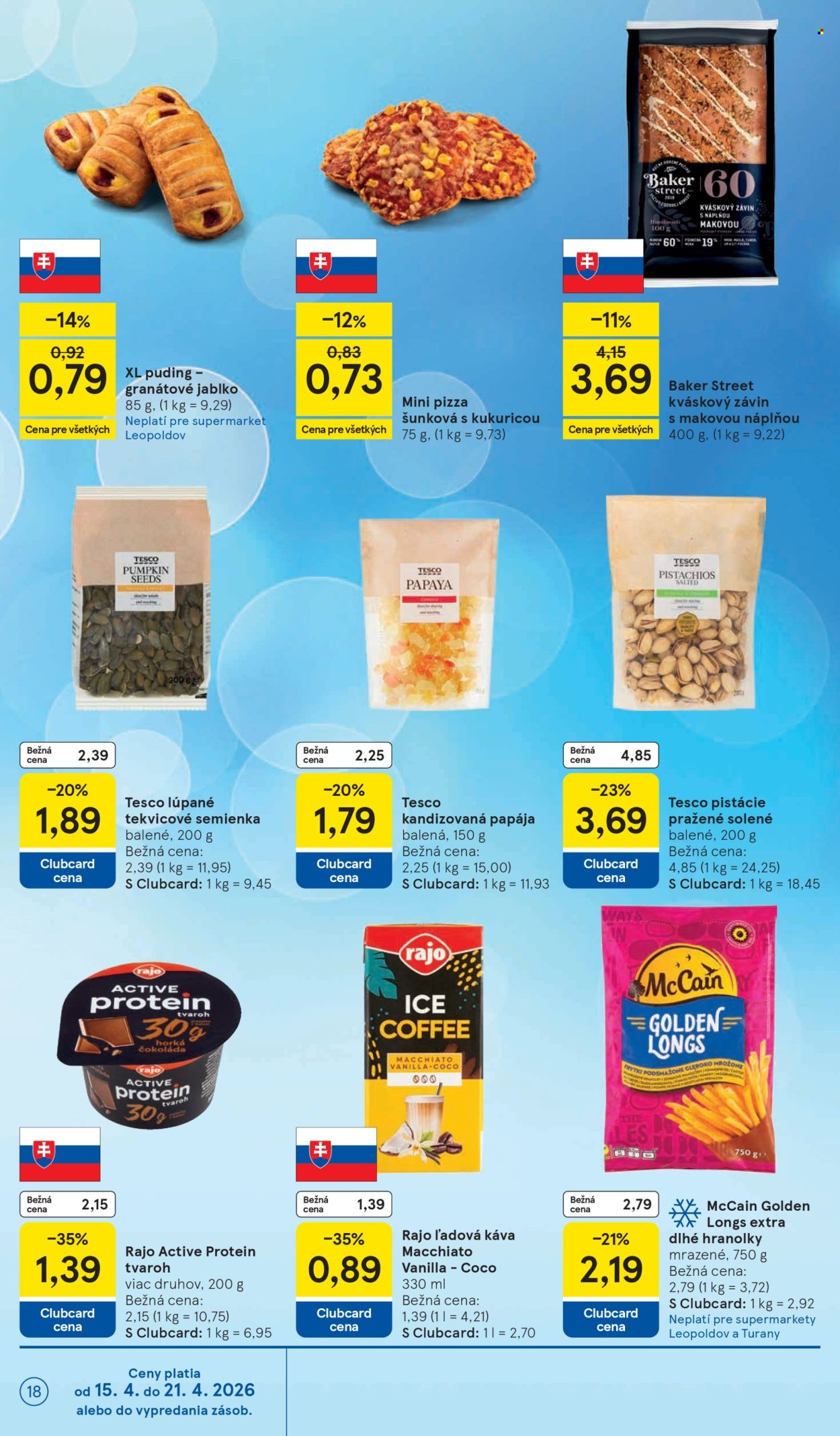 Leták TESCO supermarket - 15.4.2026 - 21.4.2026. Strana 18