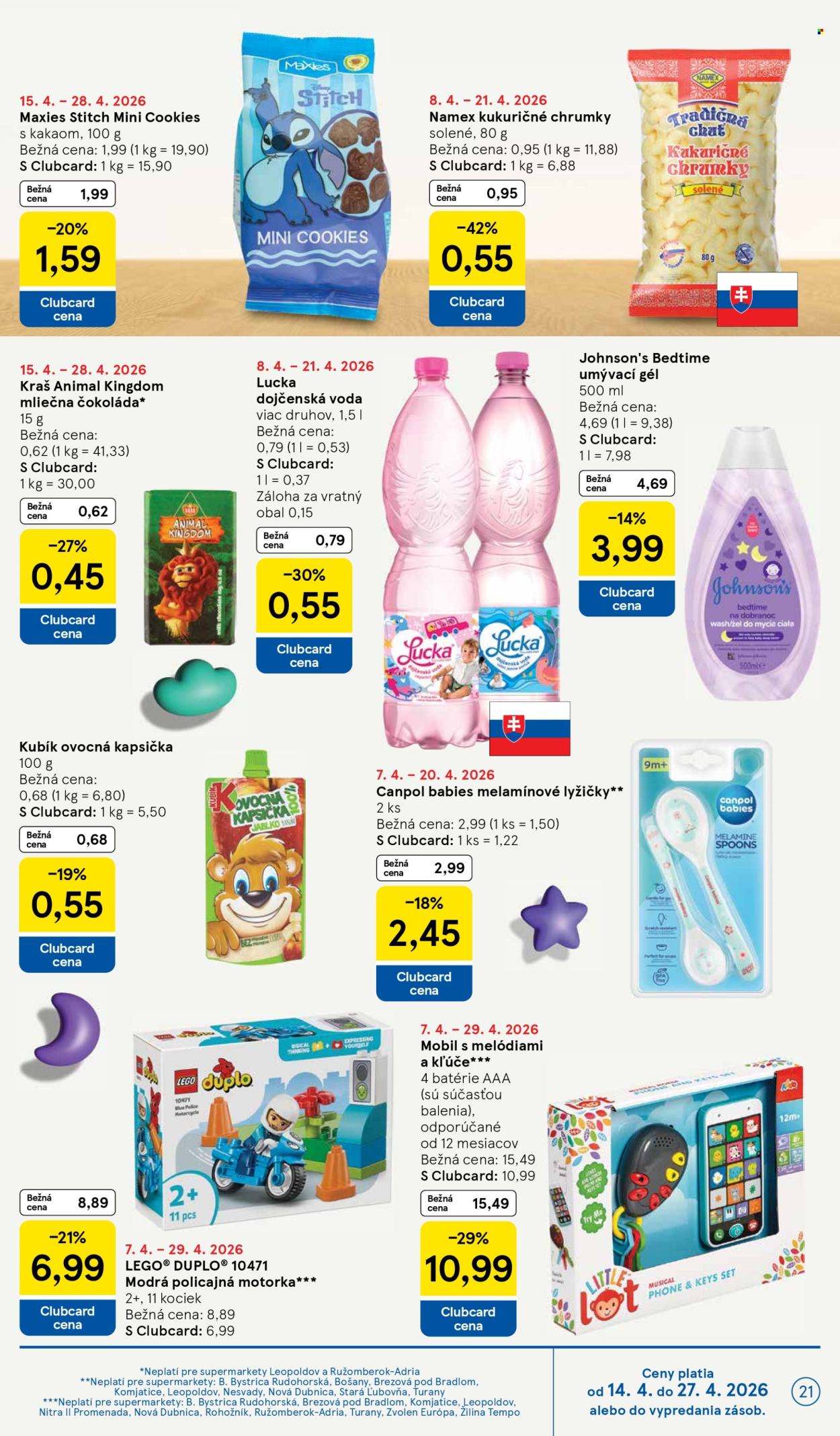 Leták TESCO supermarket - 15.4.2026 - 21.4.2026. Strana 21