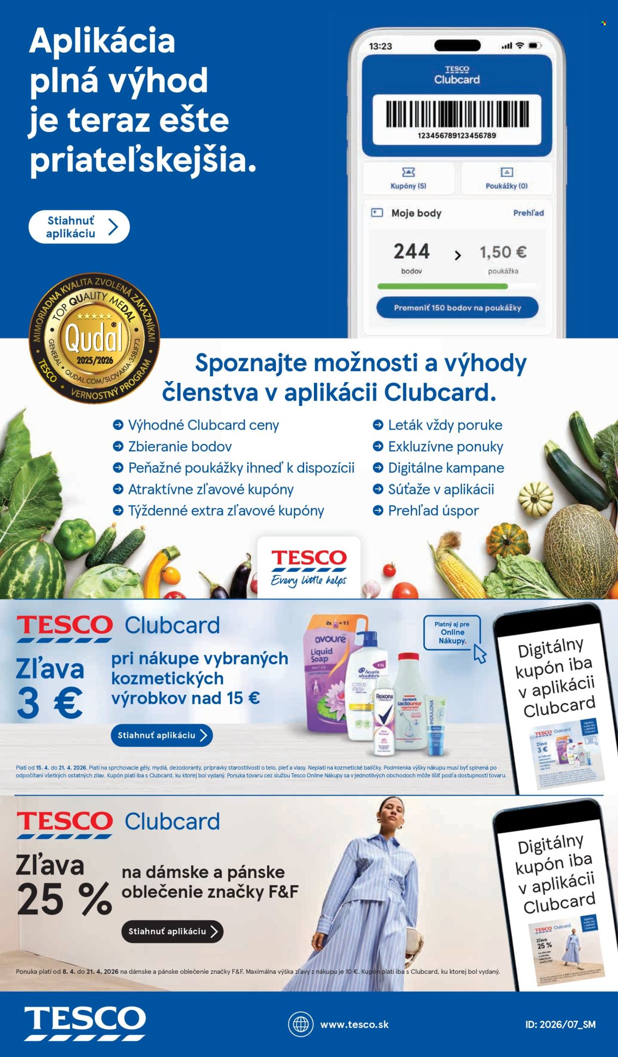 Leták TESCO supermarket - 15.4.2026 - 21.4.2026. Strana 24