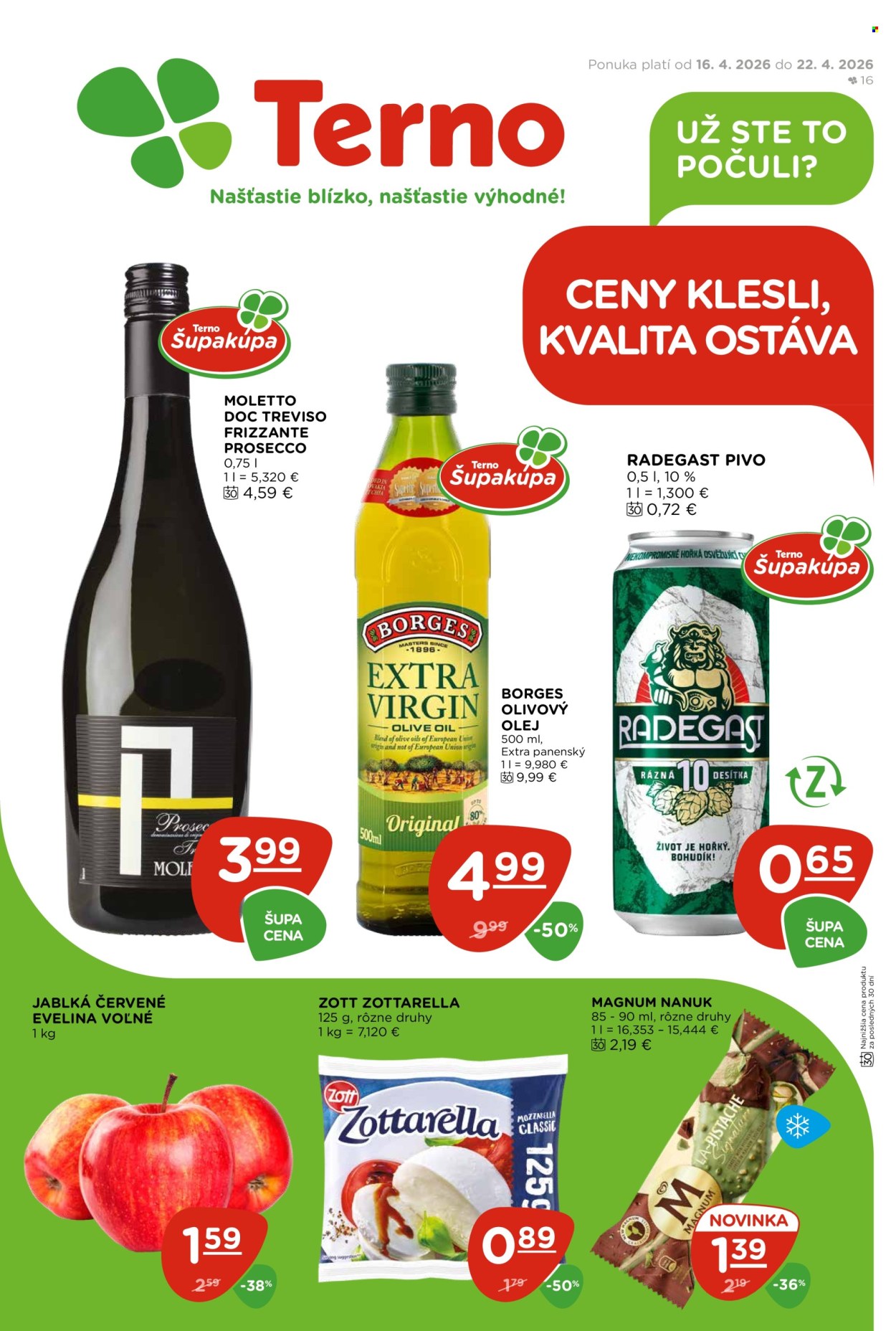Leták Terno - 16.4.2026 - 22.4.2026. Strana 1