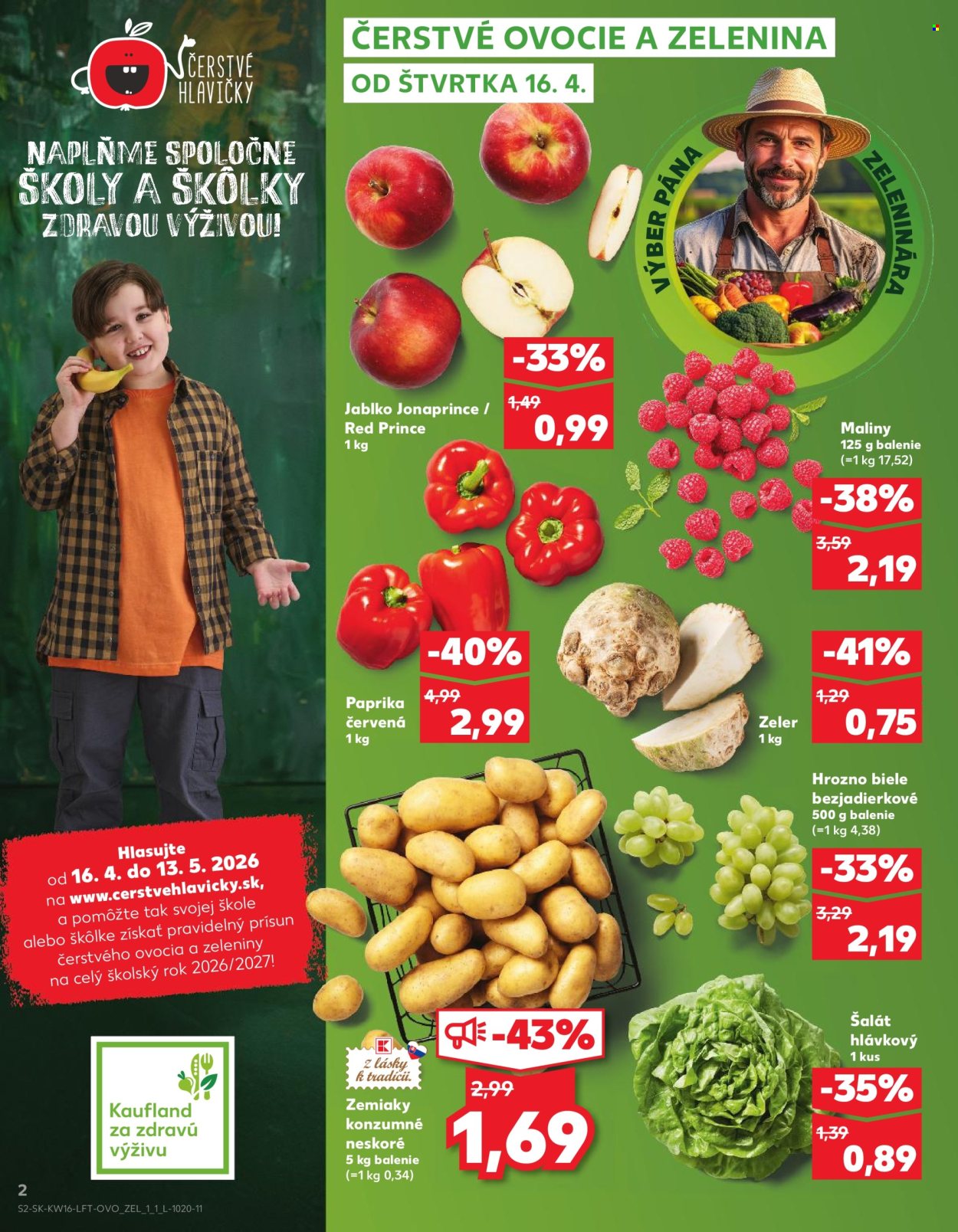 Leták Kaufland - 16.4.2026 - 22.4.2026. Strana 2