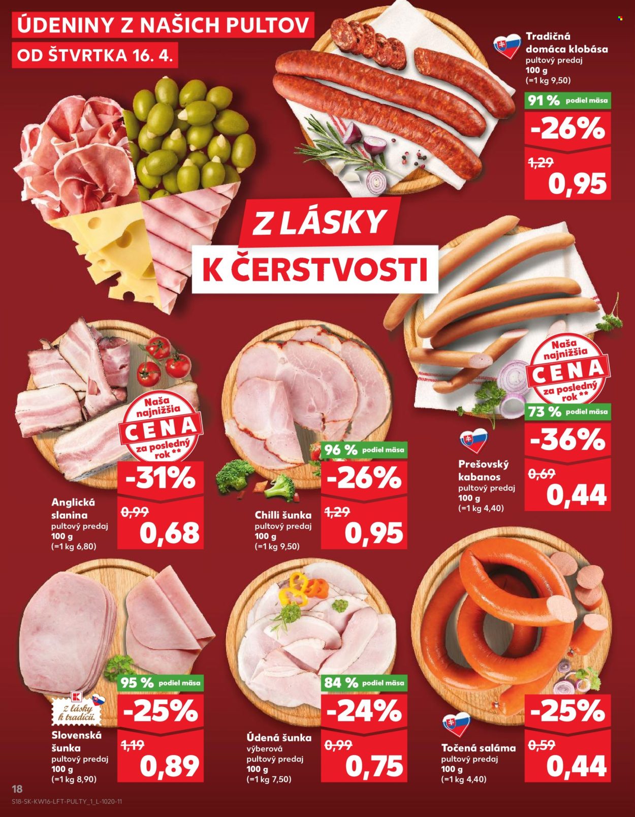 Leták Kaufland - 16.4.2026 - 22.4.2026. Strana 18