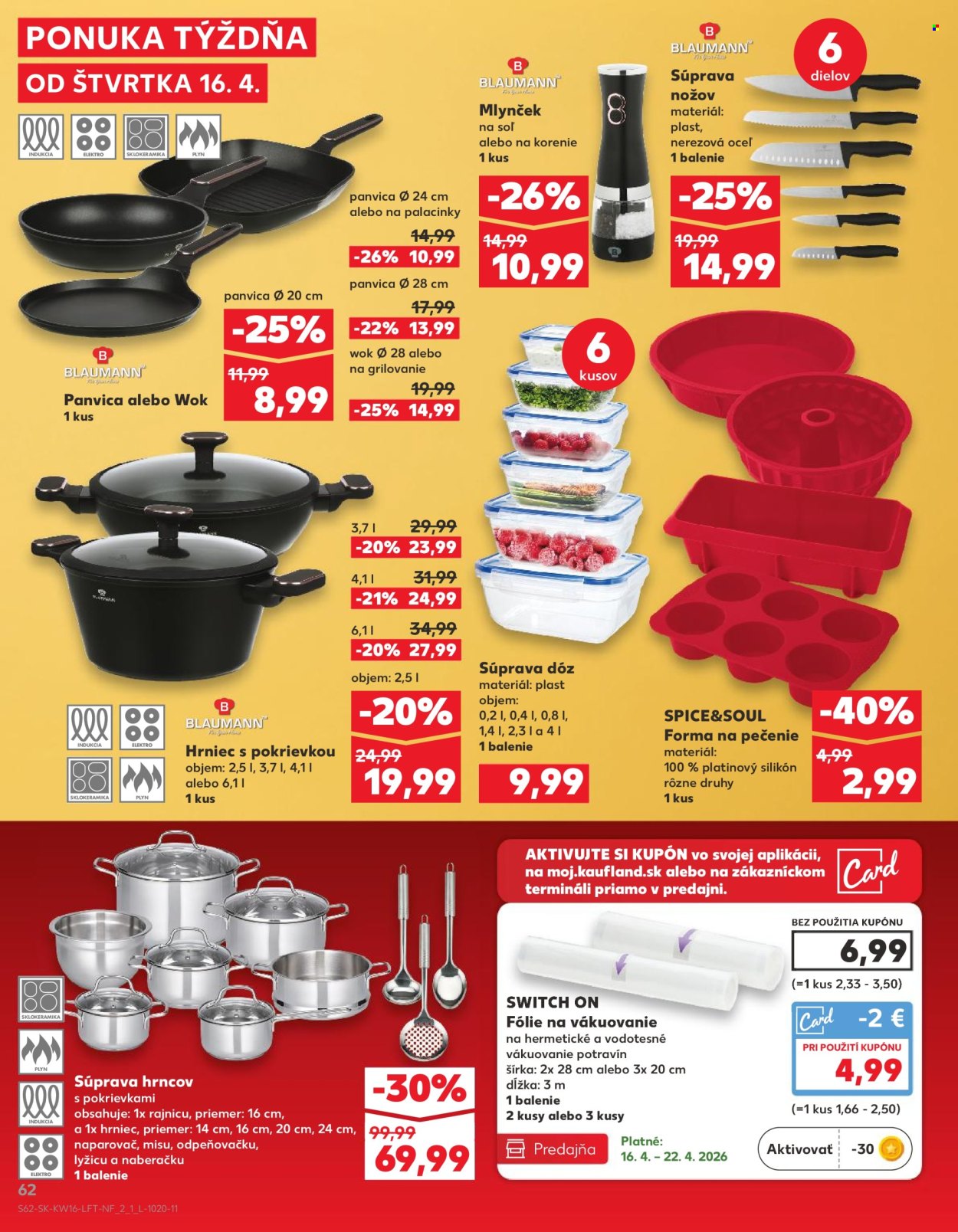 Leták Kaufland - 16.4.2026 - 22.4.2026. Strana 62
