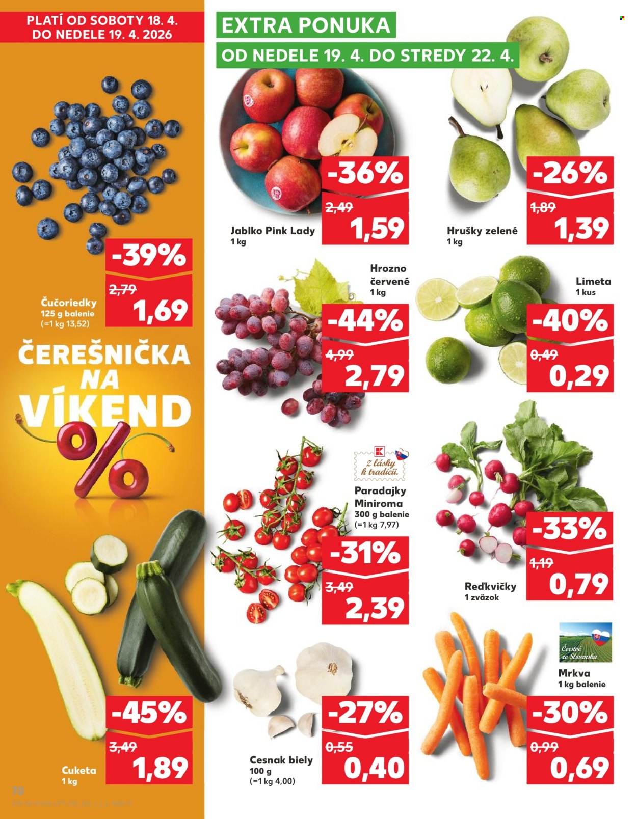 Leták Kaufland - 16.4.2026 - 22.4.2026. Strana 70