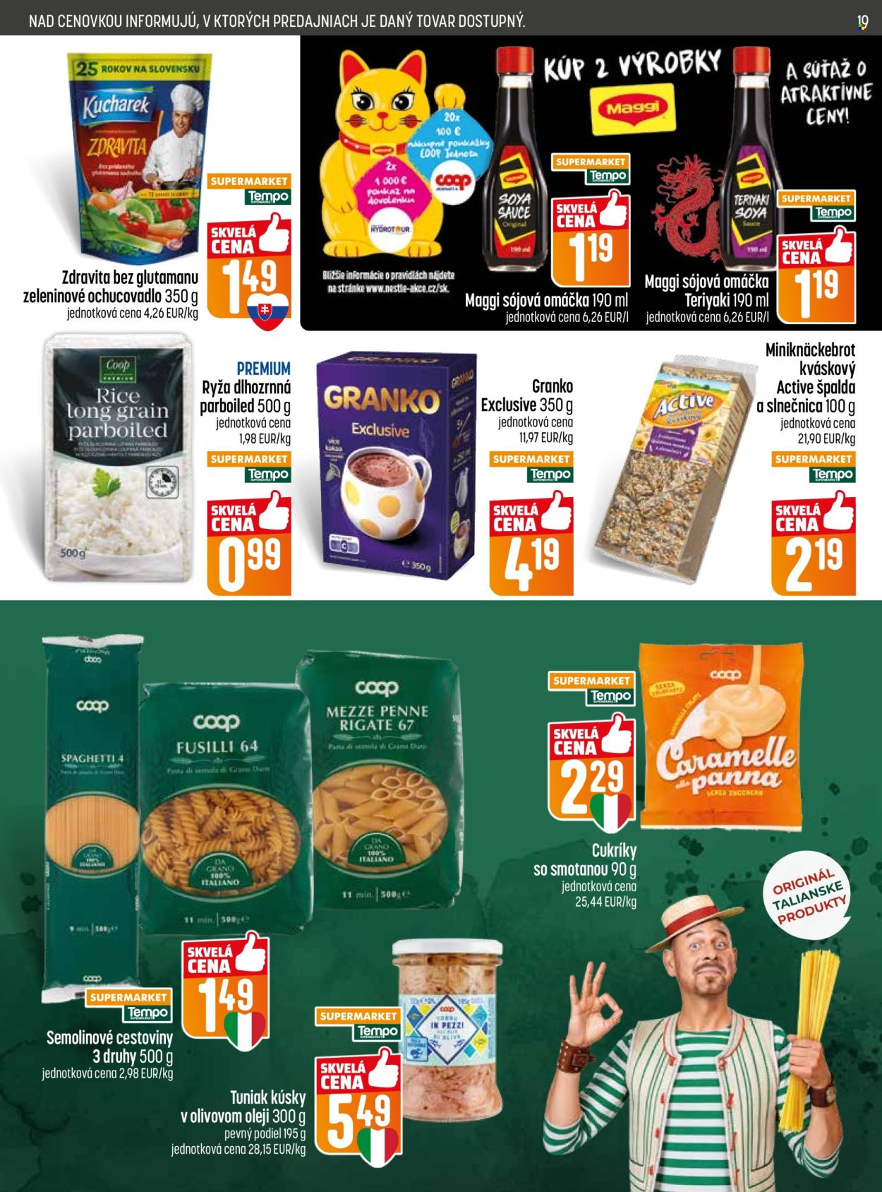 Leták COOP Jednota - 16.4.2026 - 22.4.2026. Strana 19