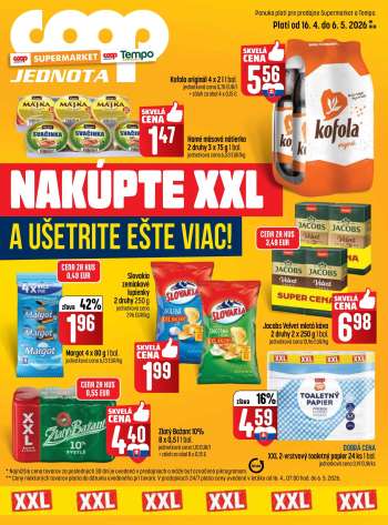 Leták COOP Jednota - 16.4.2026 - 6.5.2026.