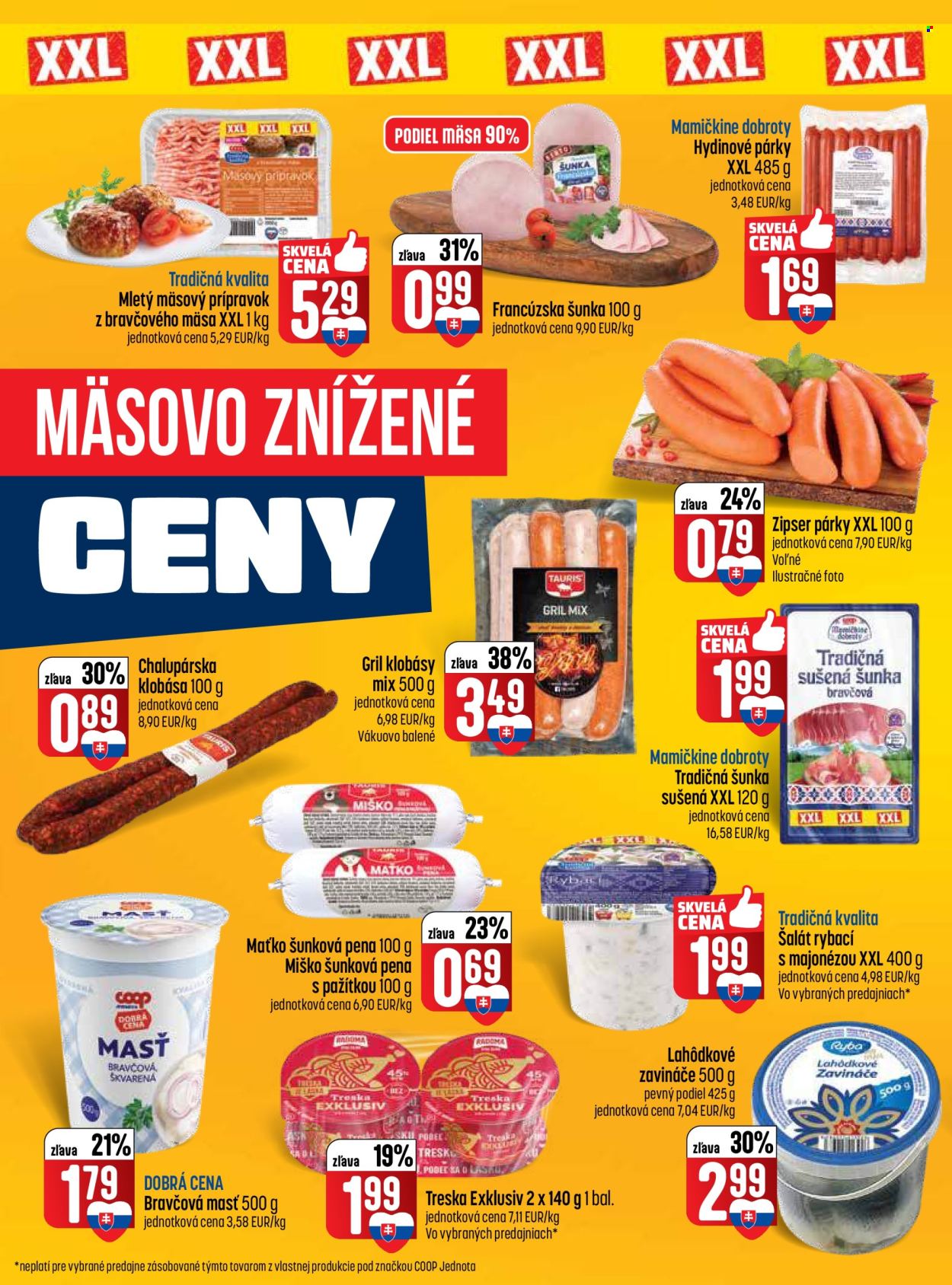 Leták COOP Jednota - 16.4.2026 - 6.5.2026. Strana 2