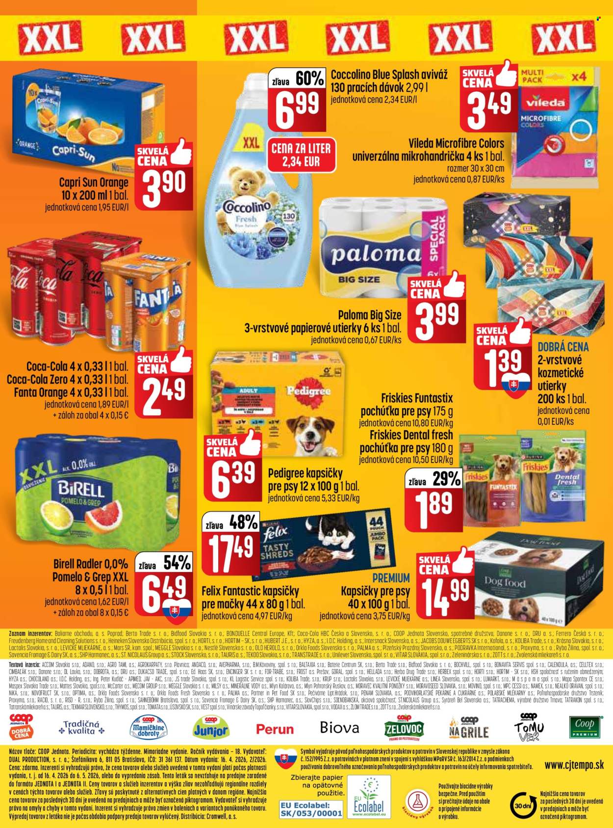 Leták COOP Jednota - 16.4.2026 - 6.5.2026. Strana 7
