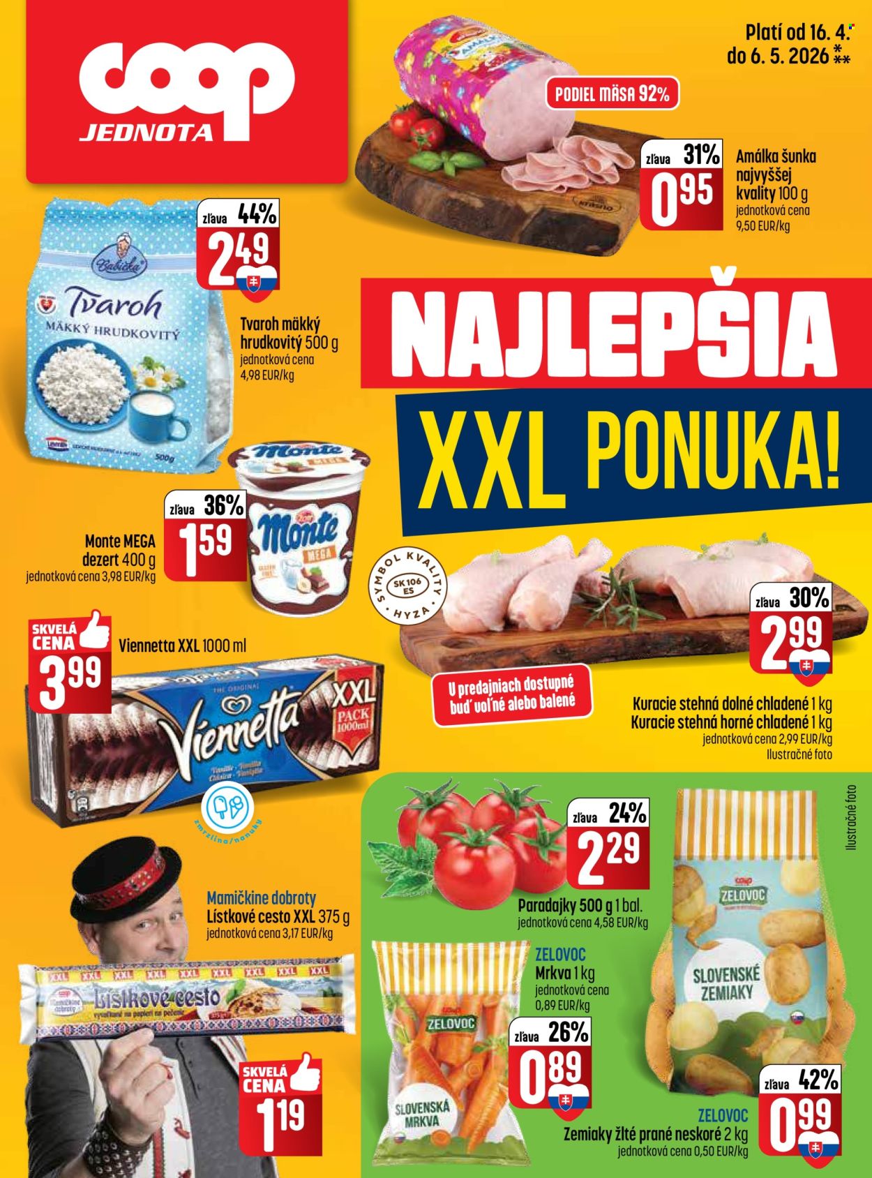 Leták COOP Jednota - 16.4.2026 - 6.5.2026. Strana 8