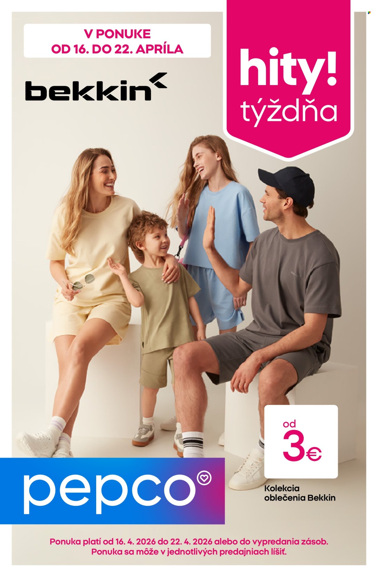 Leták Pepco - 16.4.2026 - 22.4.2026. Strana 1