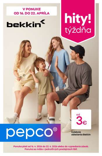 Leták Pepco - 16.4.2026 - 22.4.2026.